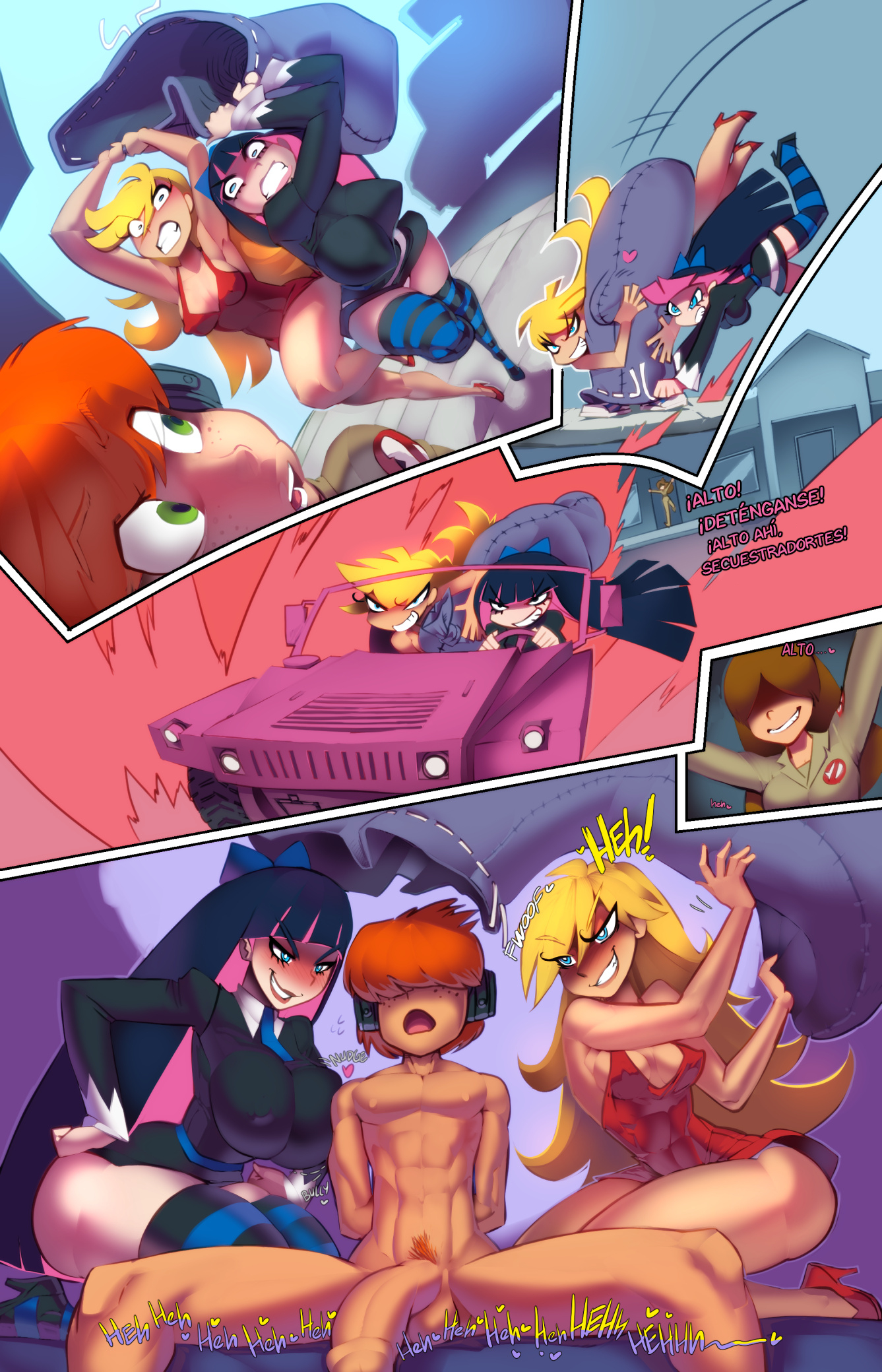 Comic Porno [Fred Perry] - Man-Panty Raid (Panty And Stocking Gravity Falls) (#3)