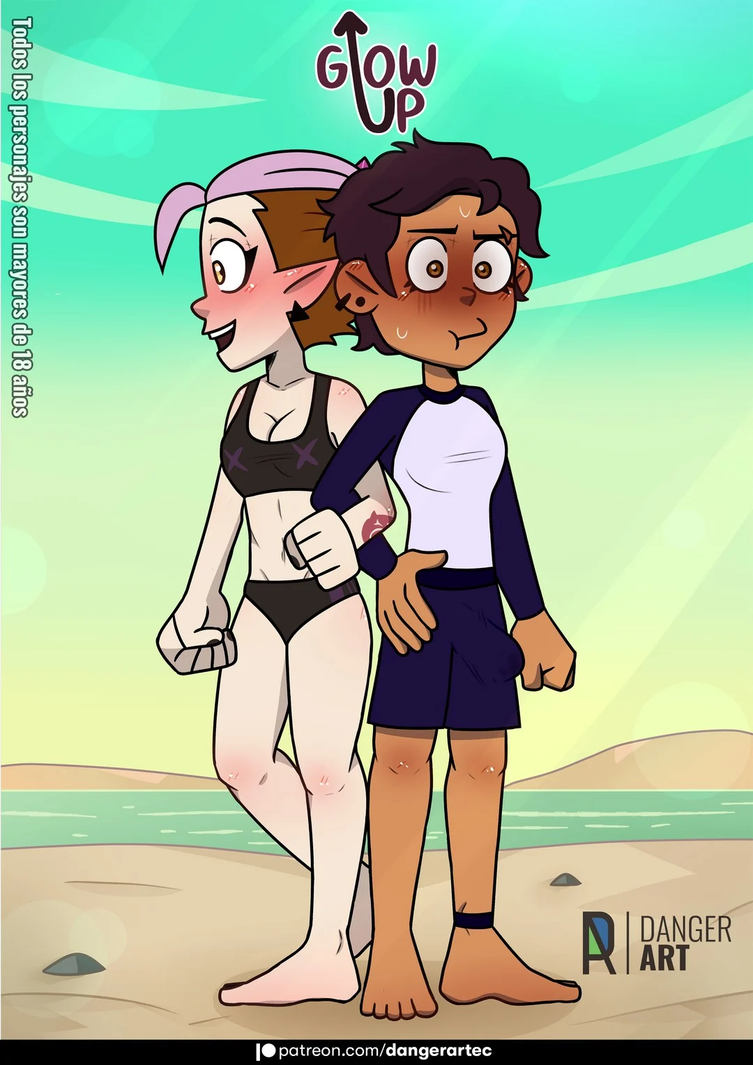 Comic Porno de Glow Up - DangerArt (#1)