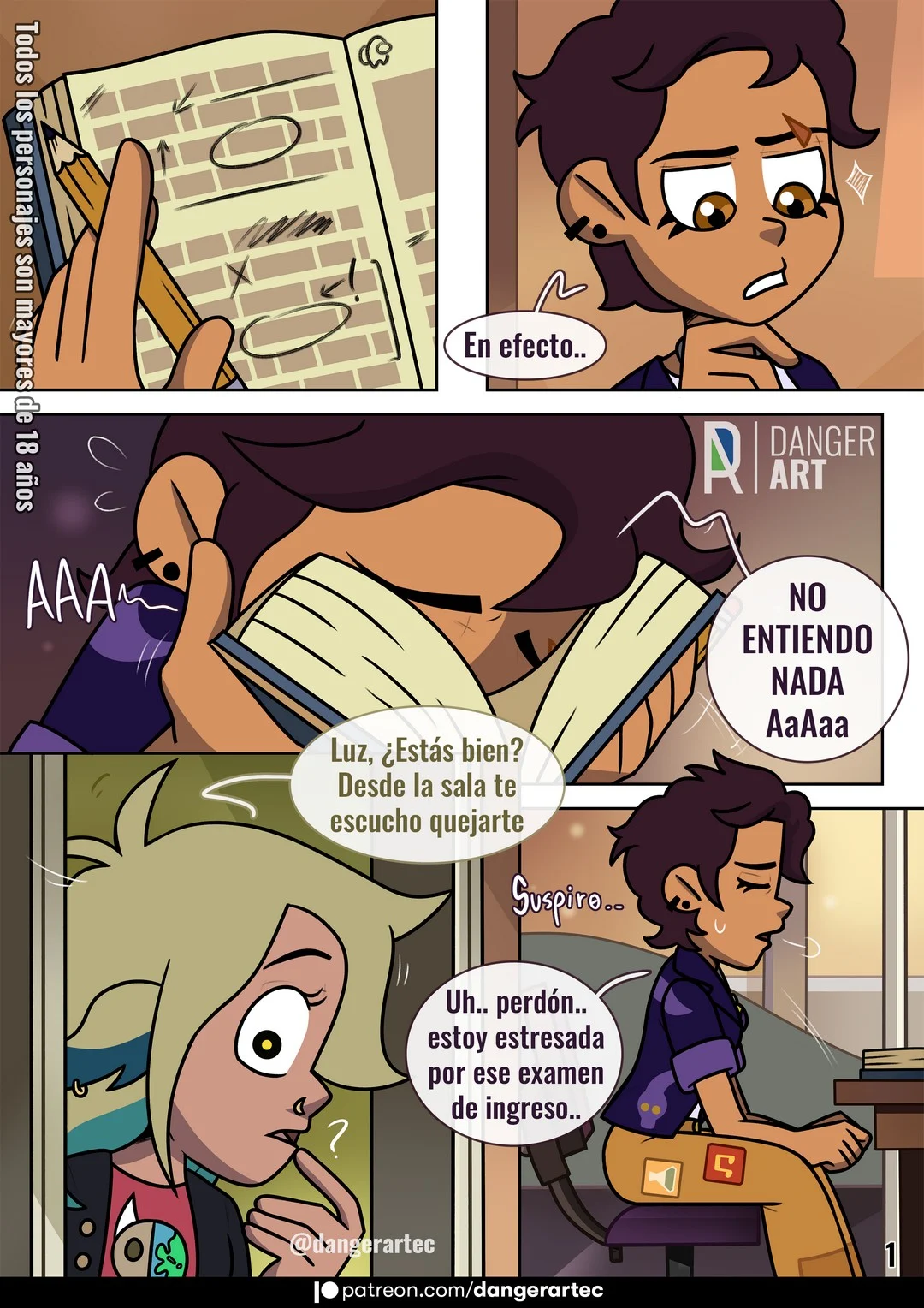 Comic Porno Glow Up - DangerArt (#2)
