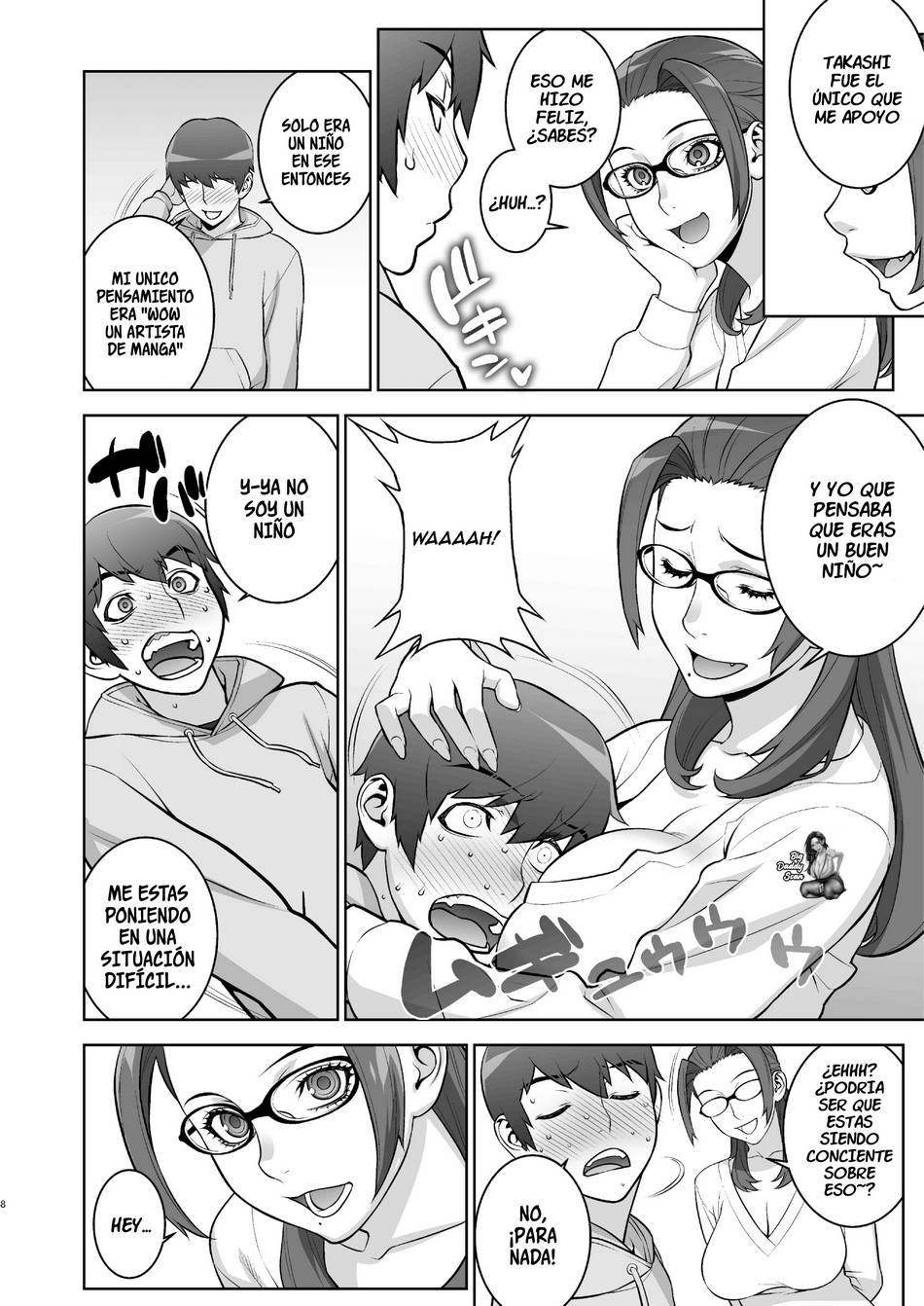 Comic Porno [Motchie] Esa Vez Que Vi A Mi Tia Masturbandose Con Un Cosplay Para El Que Es Demasiado Mayor (#5)