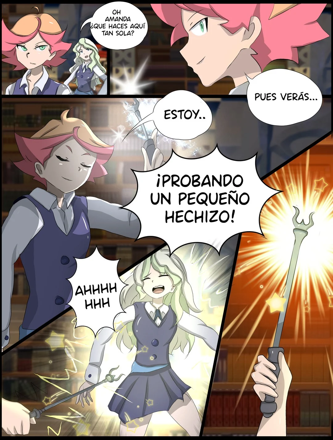 Comic Porno de Little Yuri Academia - Ducki (#1)