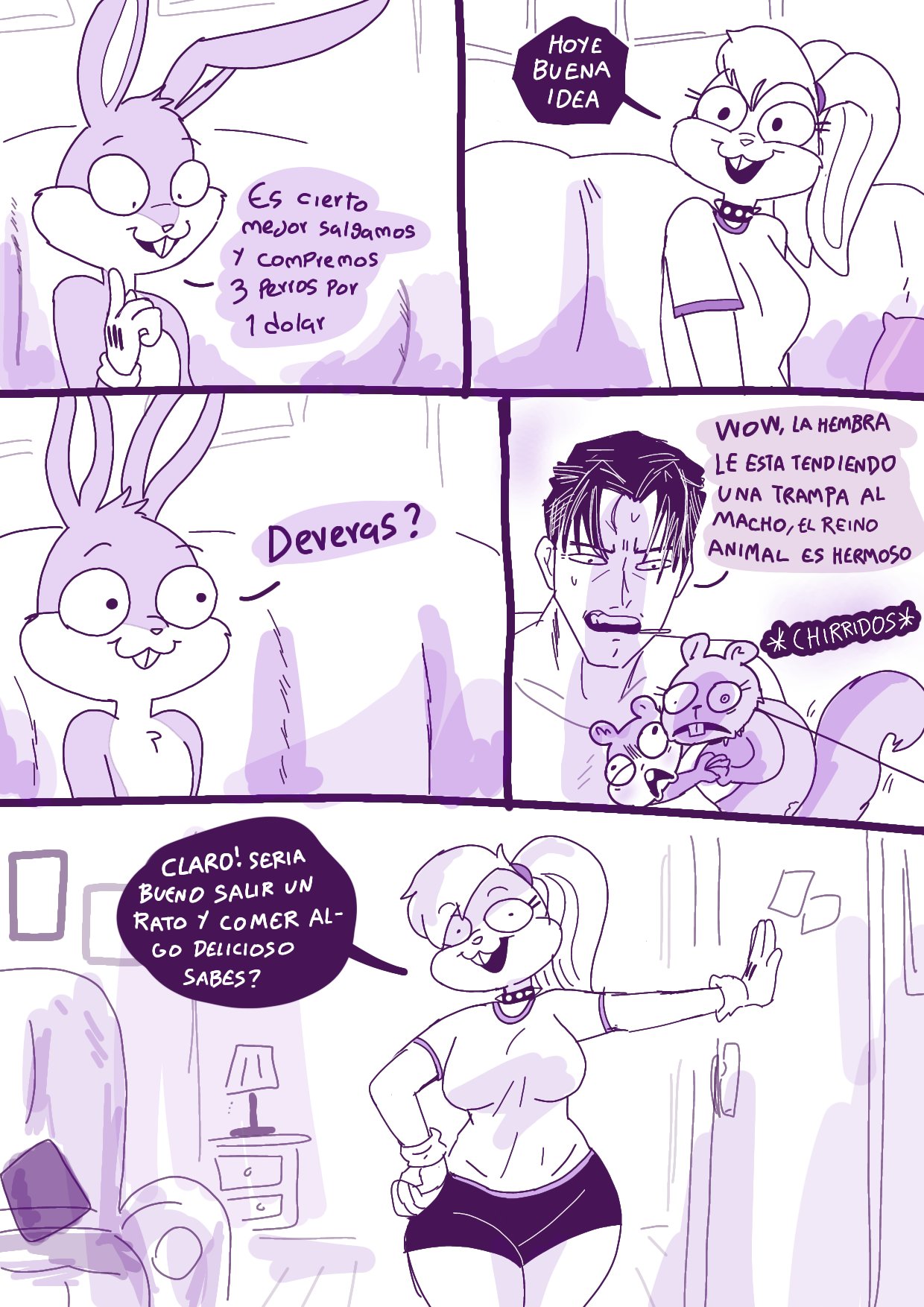 Comic Porno [RenitaReed] Viernes Por La Noche (Looney Tunes) (#6)