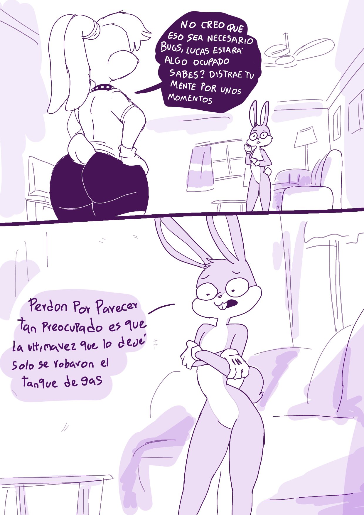 Comic Porno de [RenitaReed] Viernes Por La Noche (Looney Tunes) (#9)