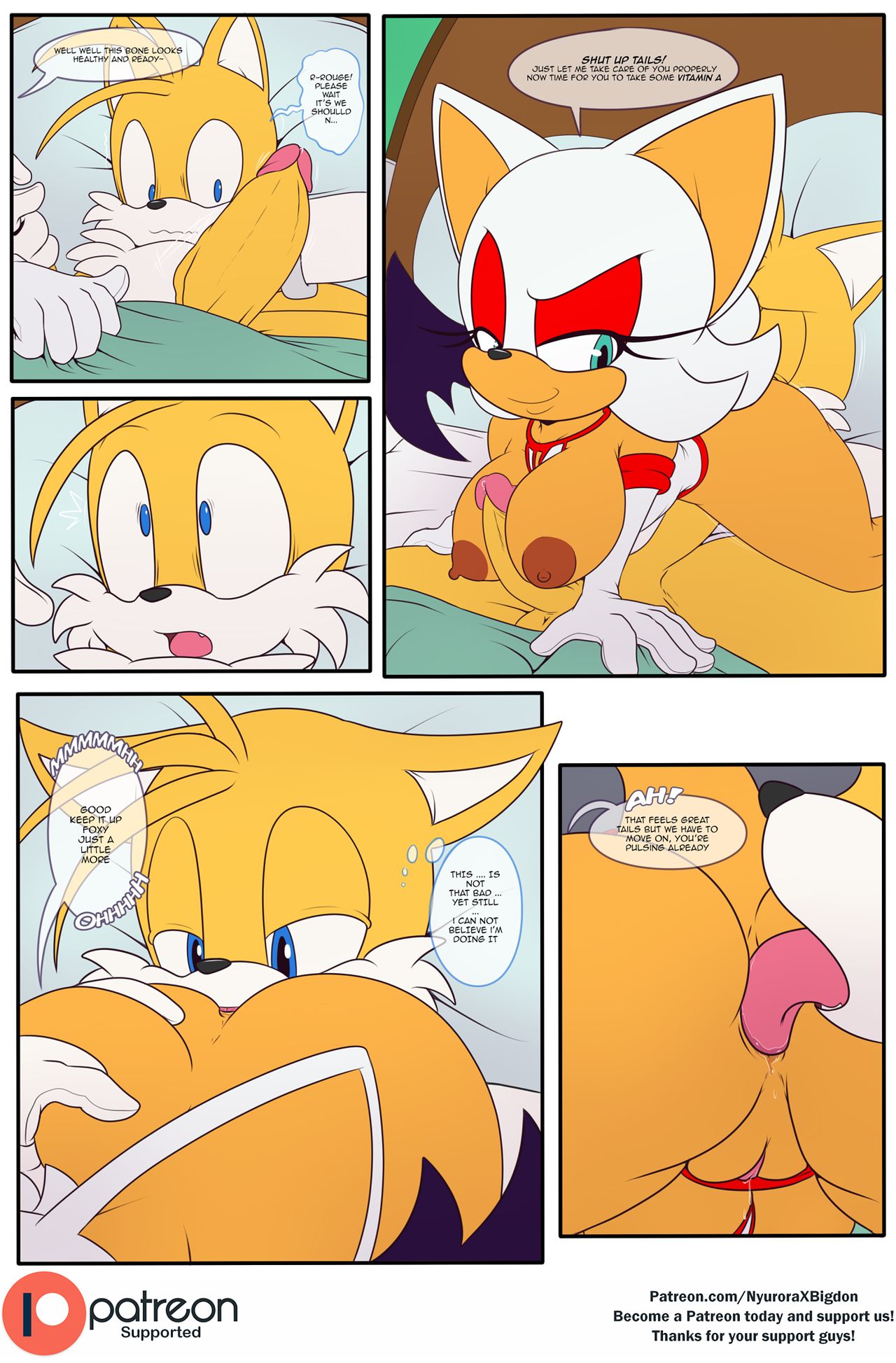 Comic Porno Tails Treatment - Nyuroraxbigdon (#2)