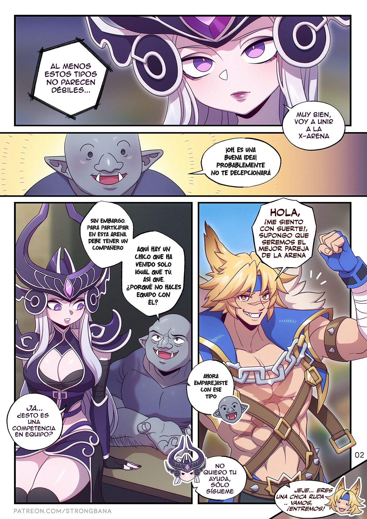 Comic Porno X-ARENA - Strong Bana (#5)