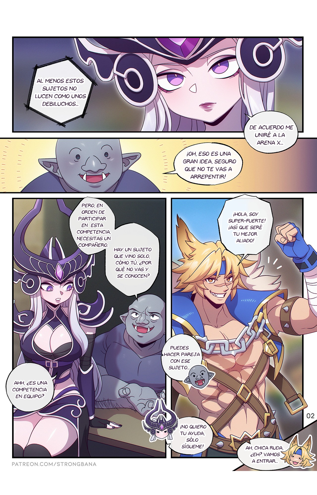 Comic Porno [Strong Bana] X-ARENA (League Of Legends) (#5)