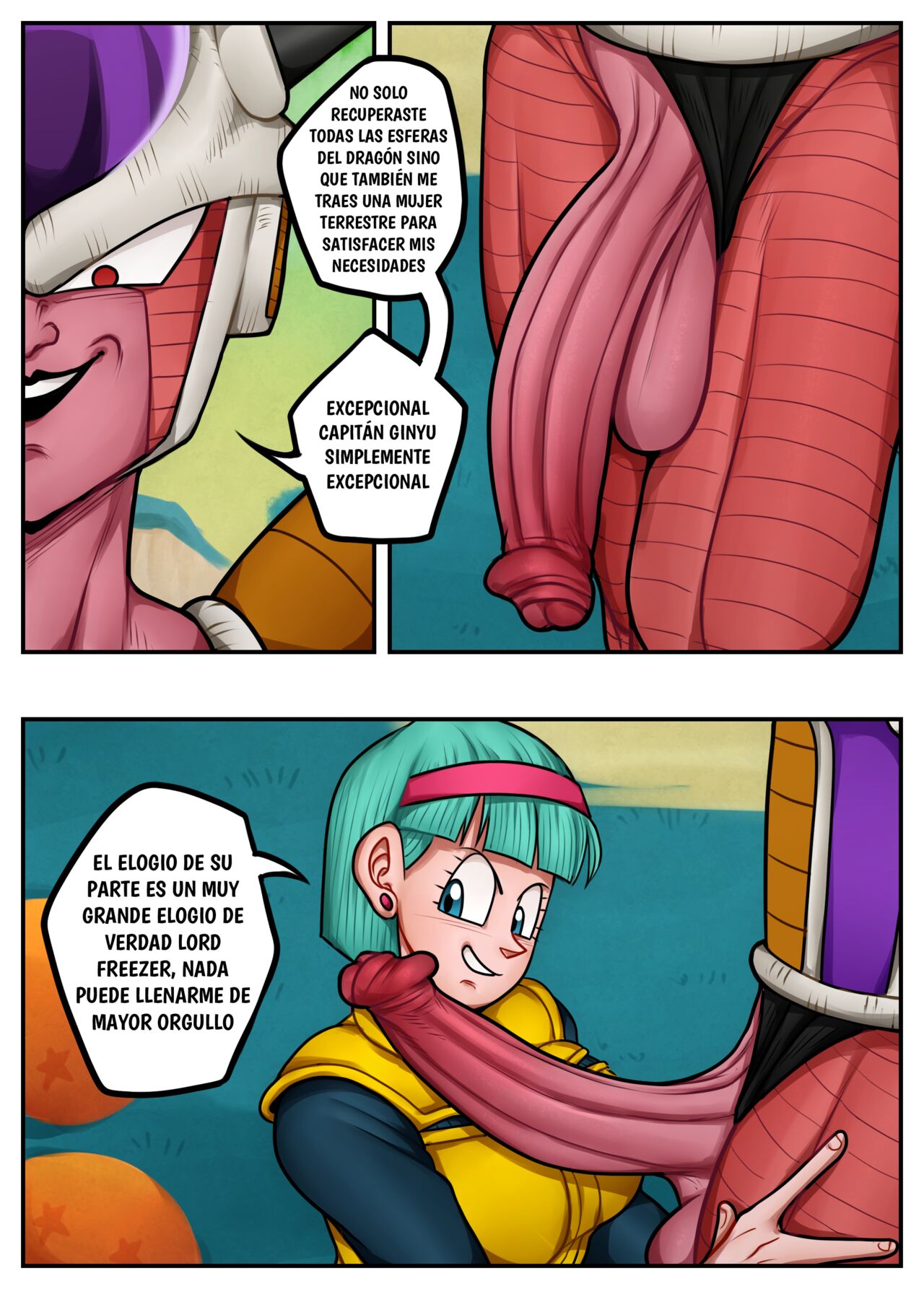 Comic Porno [Detnox] Bulma And Freezer (Dragon Ball Z) (#2)