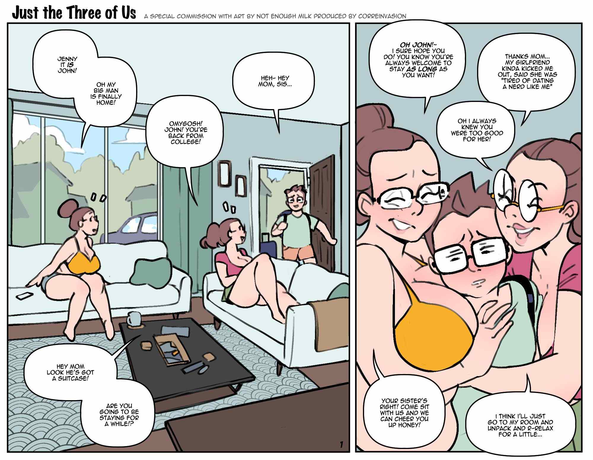 Comic Porno Just The Three Of Us - NotEnoughMilk (#2)