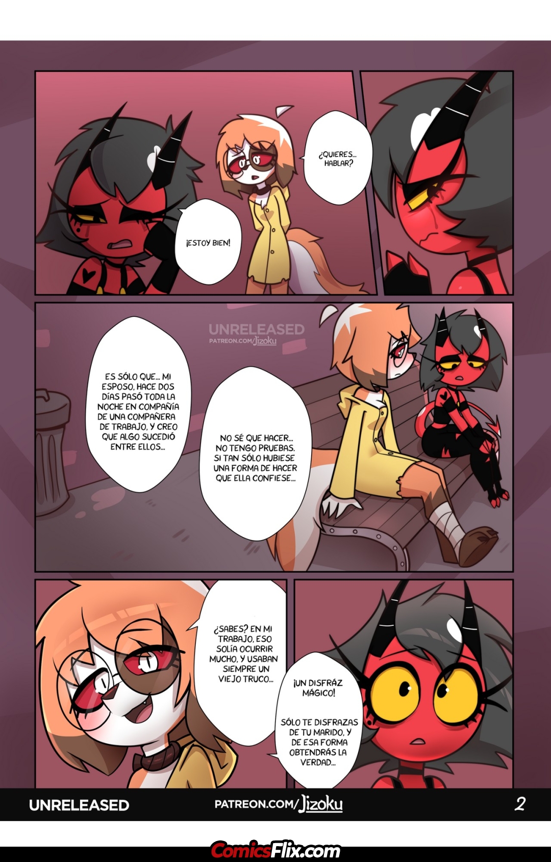 Comic Porno [Jizoku] A Night With Loona 2 (Helluva Boss) (#3)