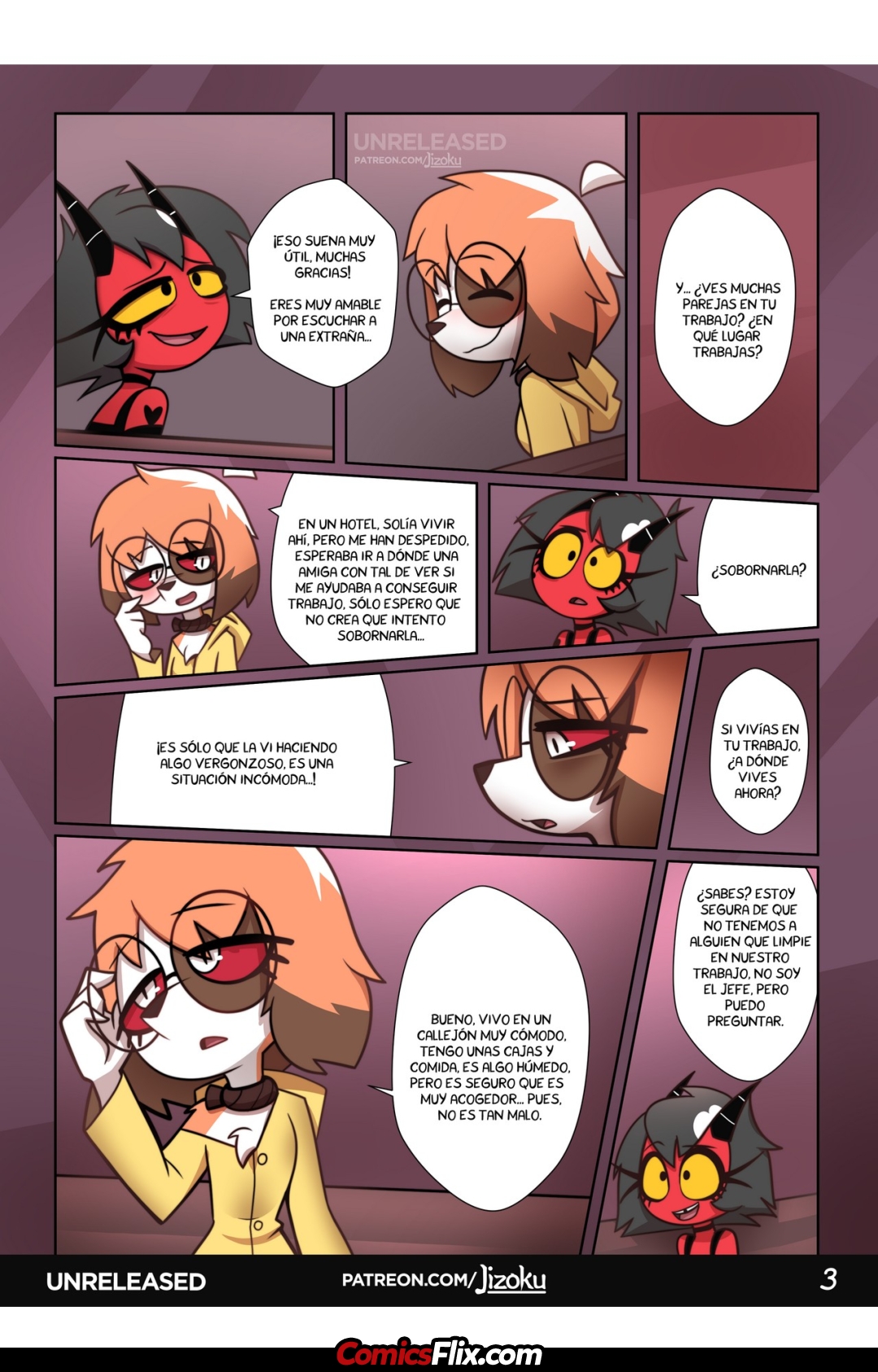 Comic Porno [Jizoku] A Night With Loona 2 (Helluva Boss) (#4)