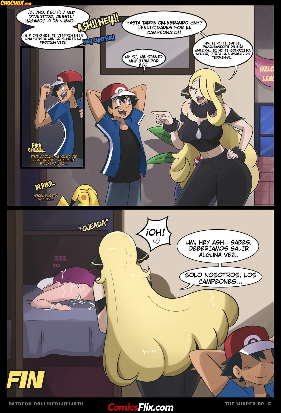 Comic Porno Jessie And Ash Make A Wager - Hermit Moth (#5)