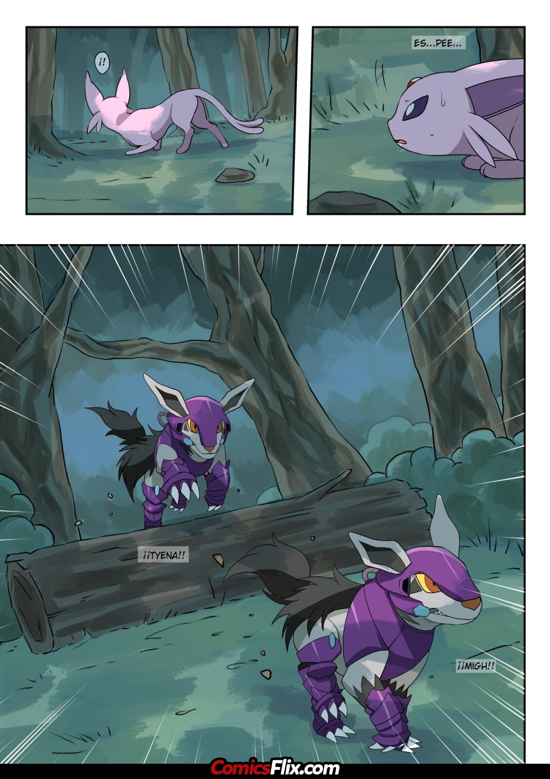 Comic Porno [pinheadchains & Eudetenis] The Invaders (Pokemon) (#3)