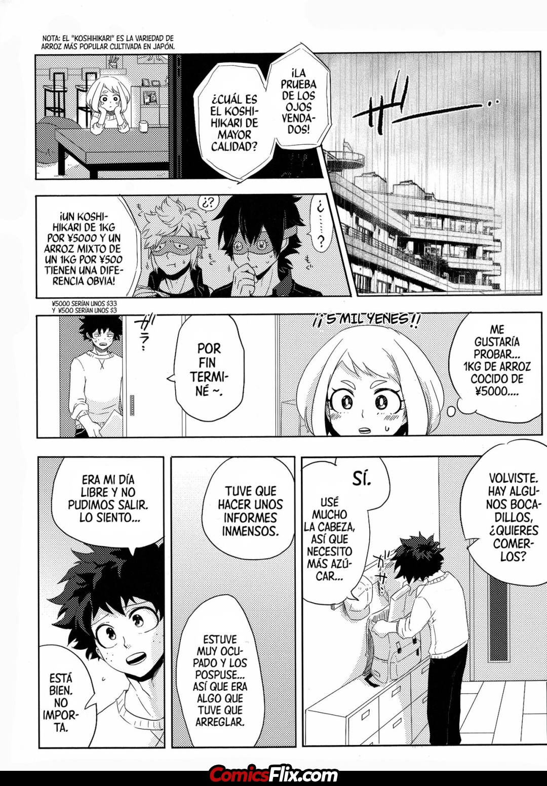 Comic Porno [Akanoiki (Buthikireta)] Mekakushi Tea Time La Hora Del Te Con Los Ojos Vendados (Boku No Hero Academia) (#3)