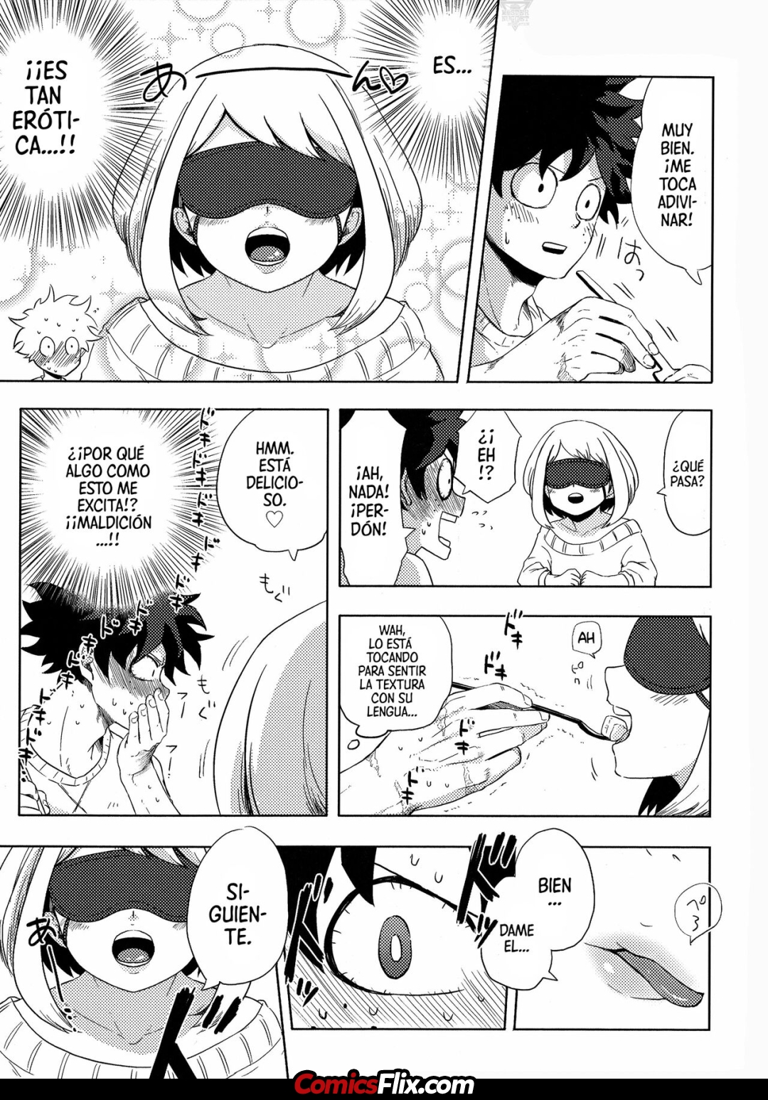 Comic Porno [Akanoiki (Buthikireta)] Mekakushi Tea Time La Hora Del Te Con Los Ojos Vendados (Boku No Hero Academia) (#6)