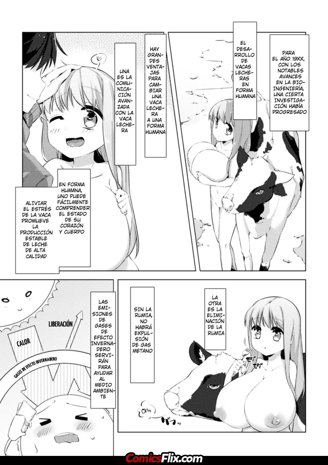 Comic Porno [ Pedocchi] La Chica Vaca Lechera Kaori 2 (#2)