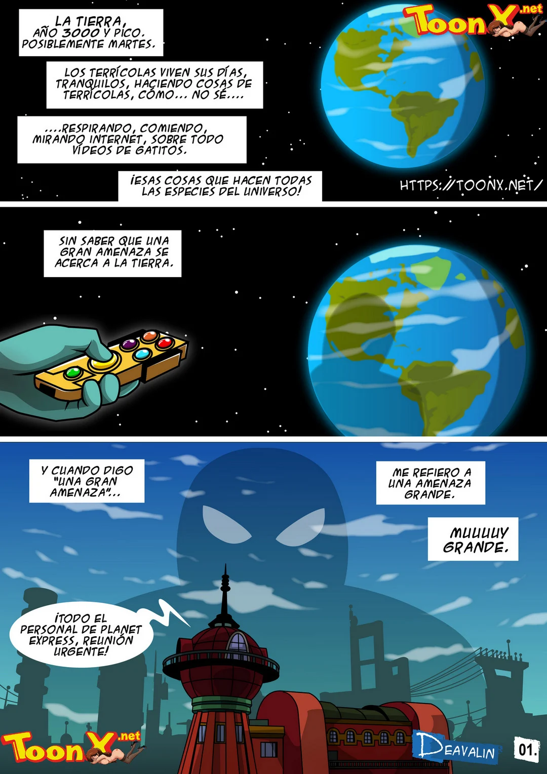 Comic Porno Fuckturama Orgia Para Salvar La Tierra - Deavalin (#2)