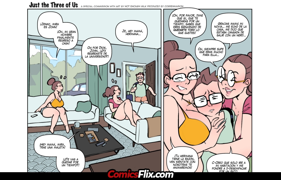 Comic Porno [NotEnoughMilk] Just The Three Of Us (Comic Porn) (#2)