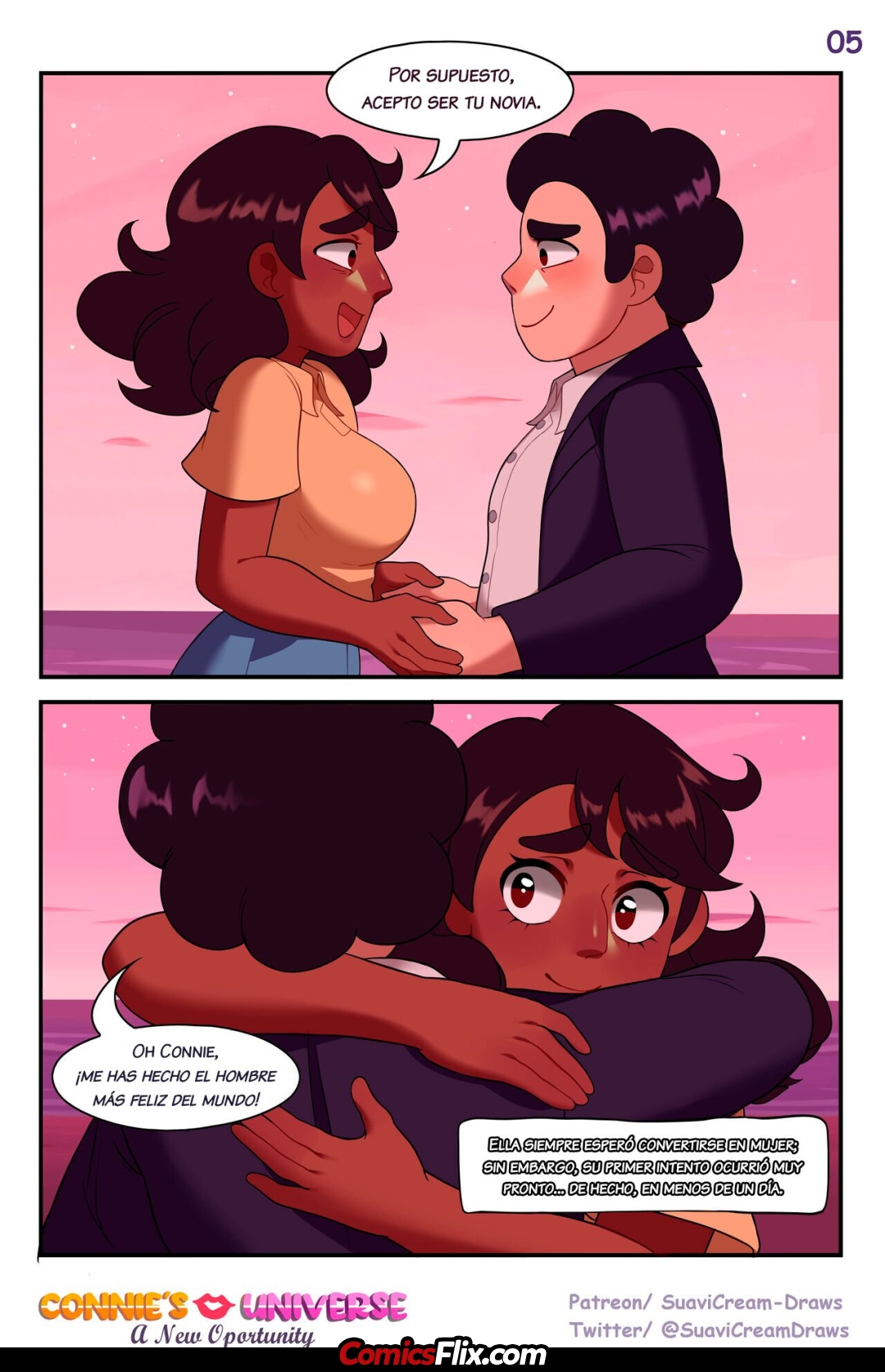 Comic Porno [Suavi-Cream] Connie’s Universe A New Opportunity (Steven Universe) (#6)