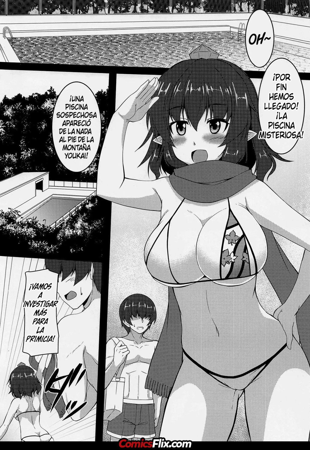 Comic Porno [Yuugen Jikkou] Out Of Season Pool Sex With Ayaya (#5)