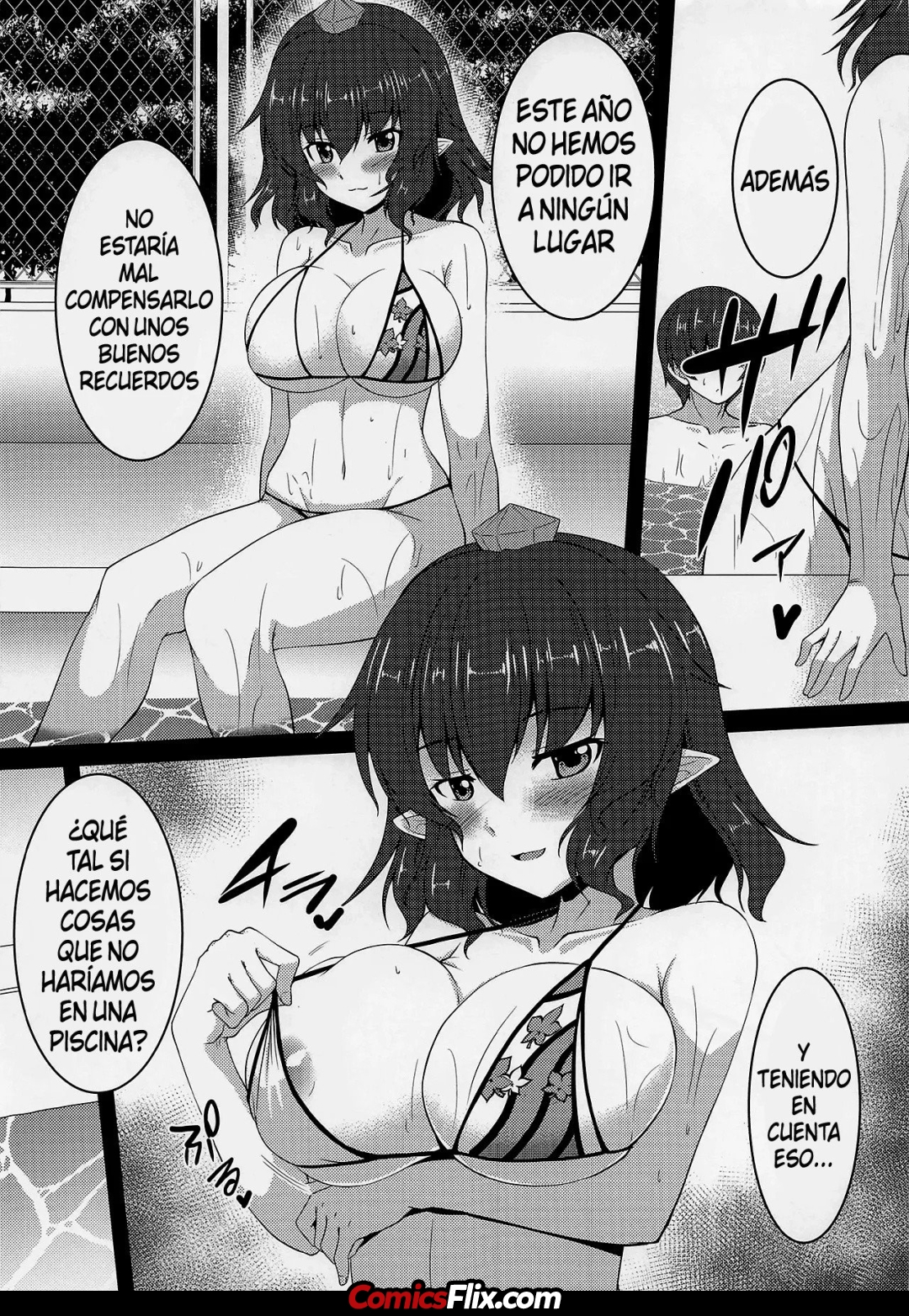 Comic Porno [Yuugen Jikkou] Out Of Season Pool Sex With Ayaya (#7)