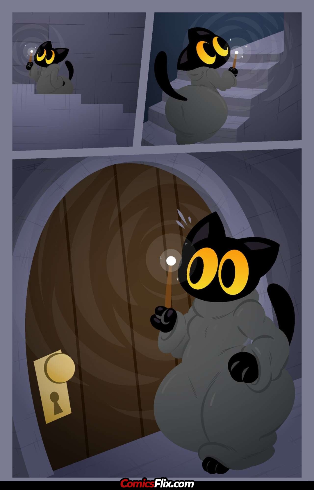 Comic Porno [Ekkokenight] Haunted (Furry Hentai) (#2)