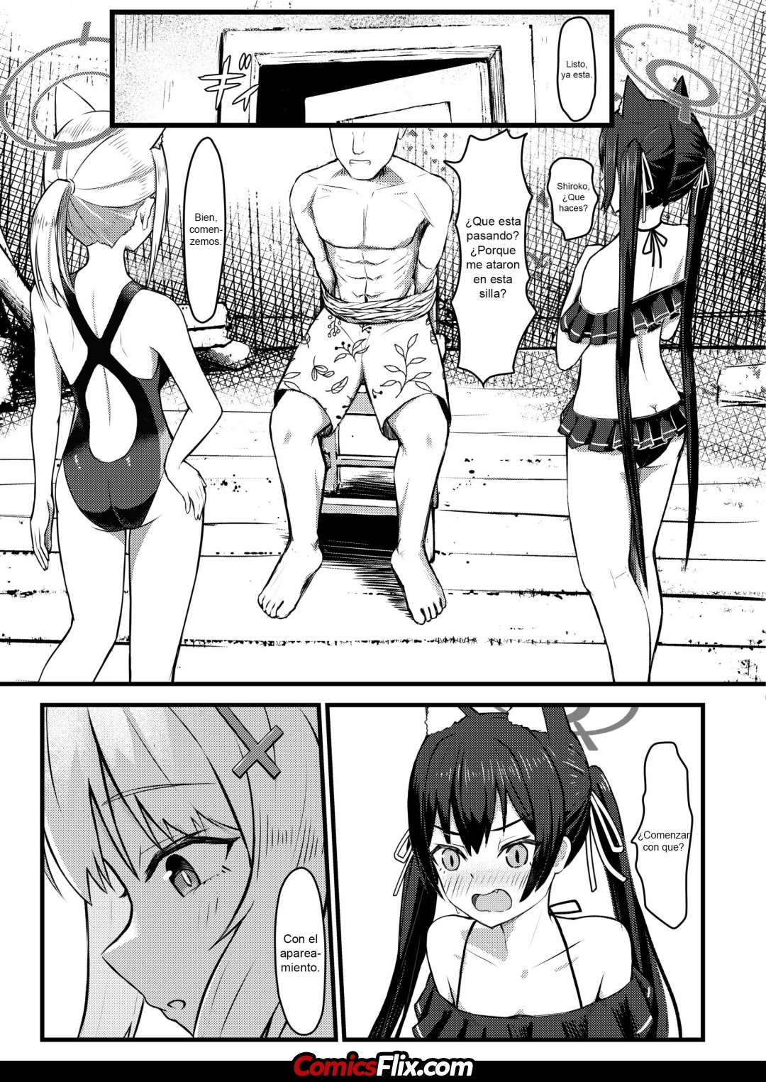 Comic Porno [Chirimen Naoyuki (Naoyuki)] …Hm, Sensei O Osou No. (#4)