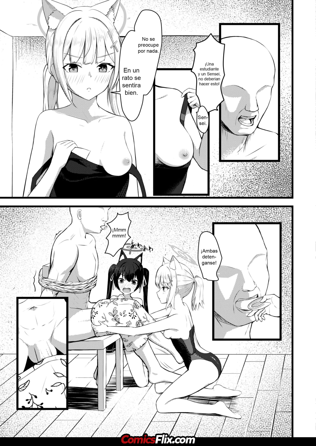 Comic Porno [Chirimen Naoyuki (Naoyuki)] …Hm, Sensei O Osou No. (#6)