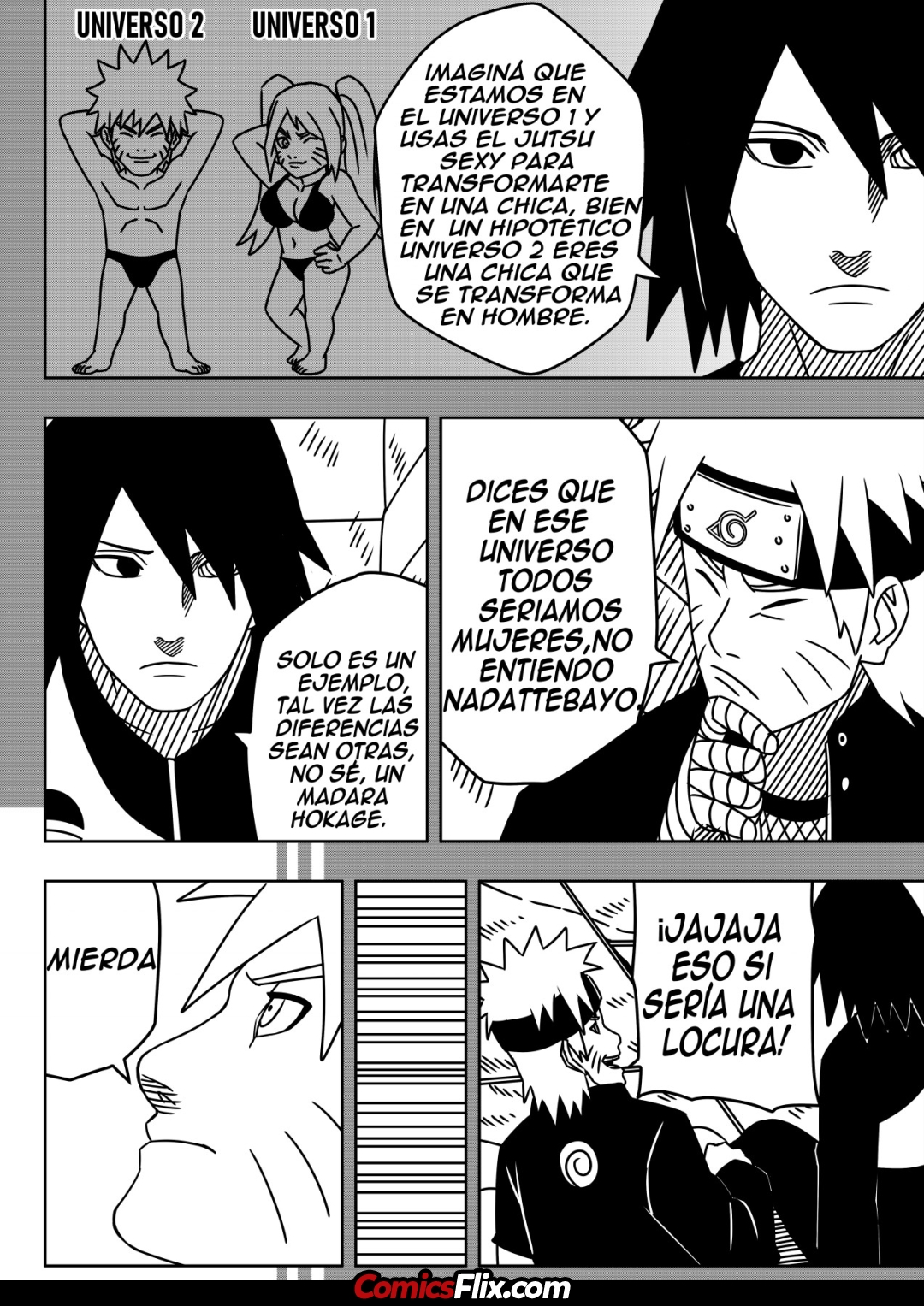 Comic Porno [NinRubio] UN UNIVERSO DIFERENTE (Naruto) (#6)