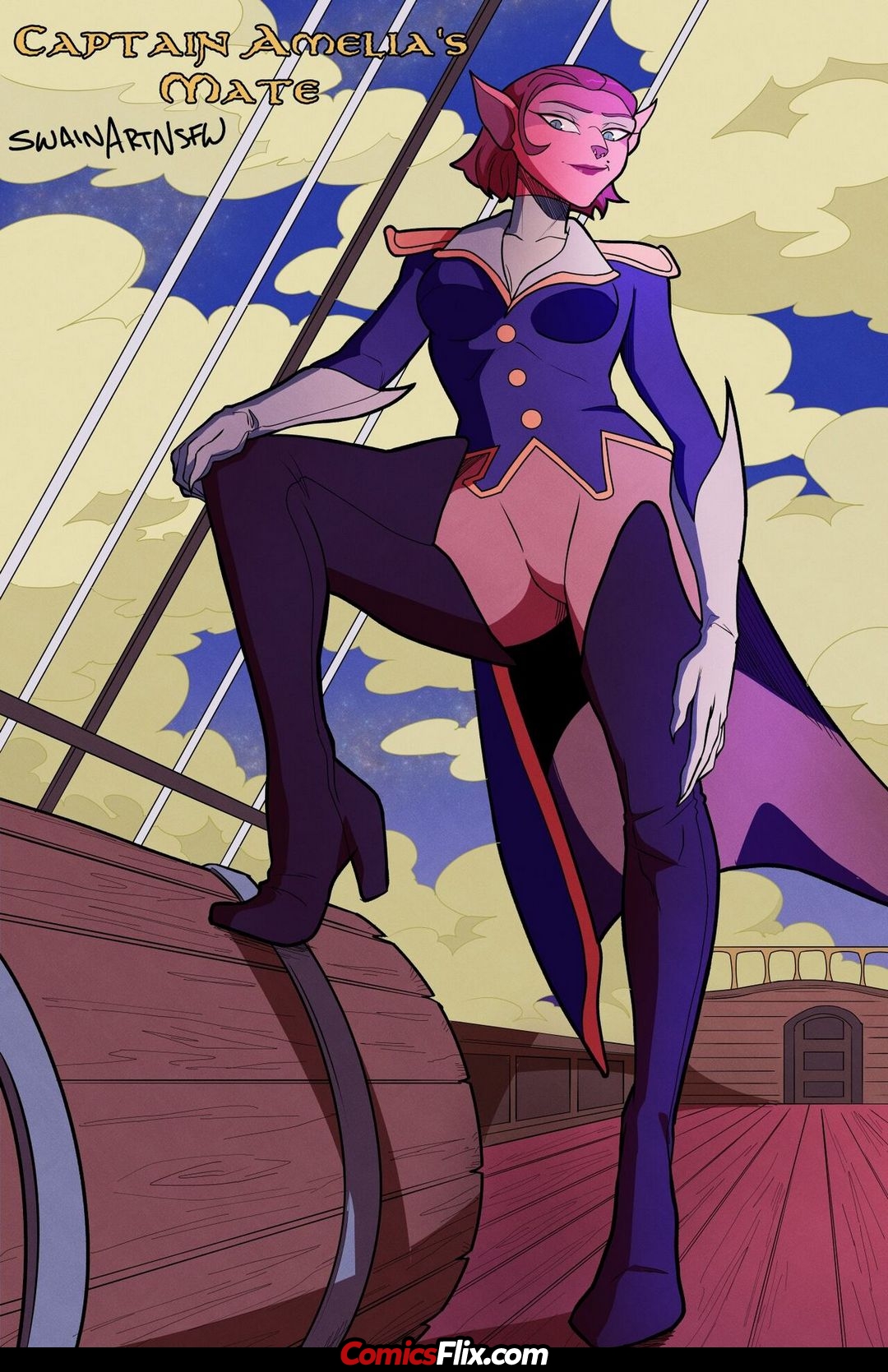 Comic Porno de Captain Amelia’s Mate - Swain (#1)