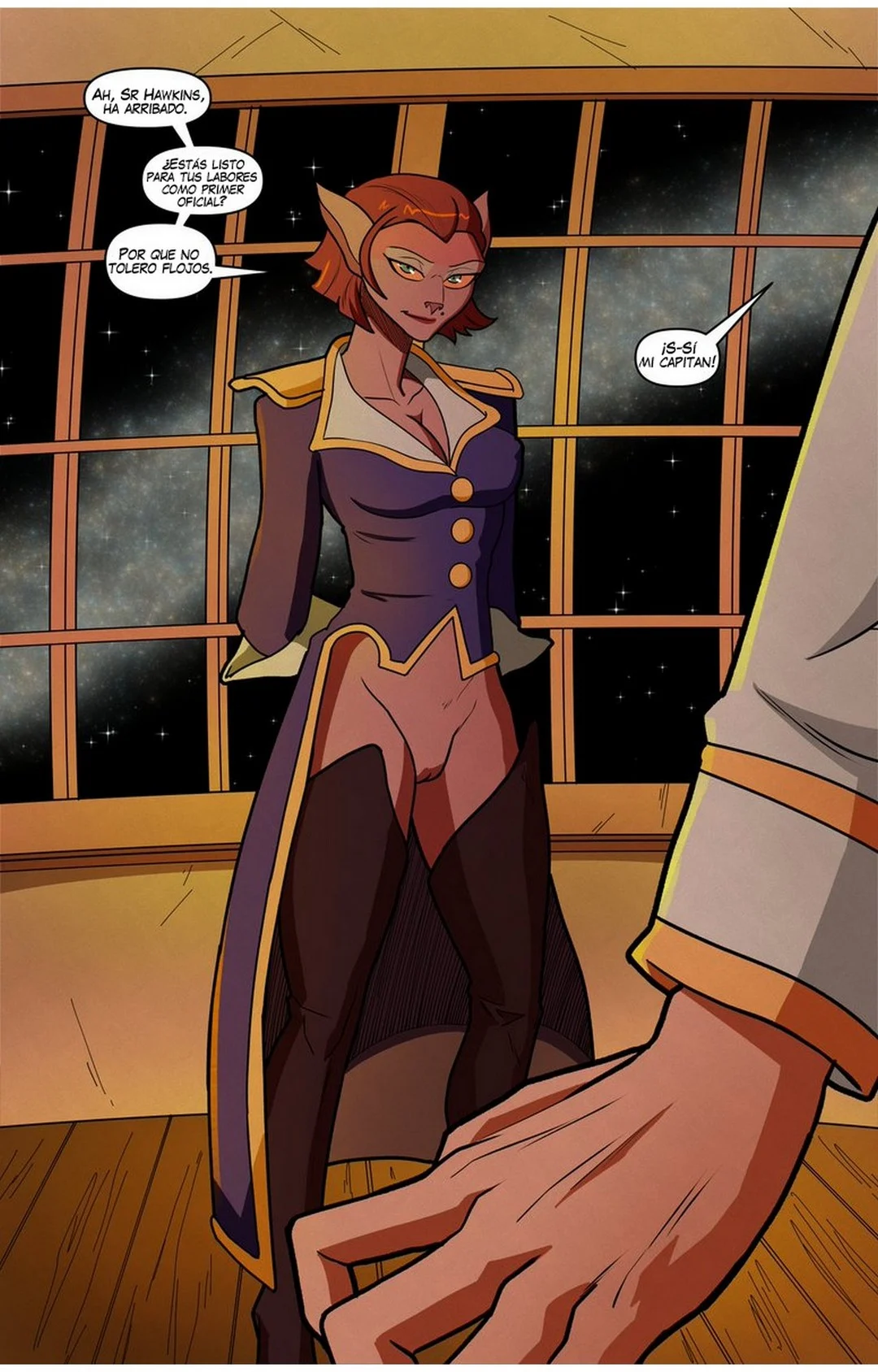 Comic Porno Captain Amelia’s Mate - Swain (#2)
