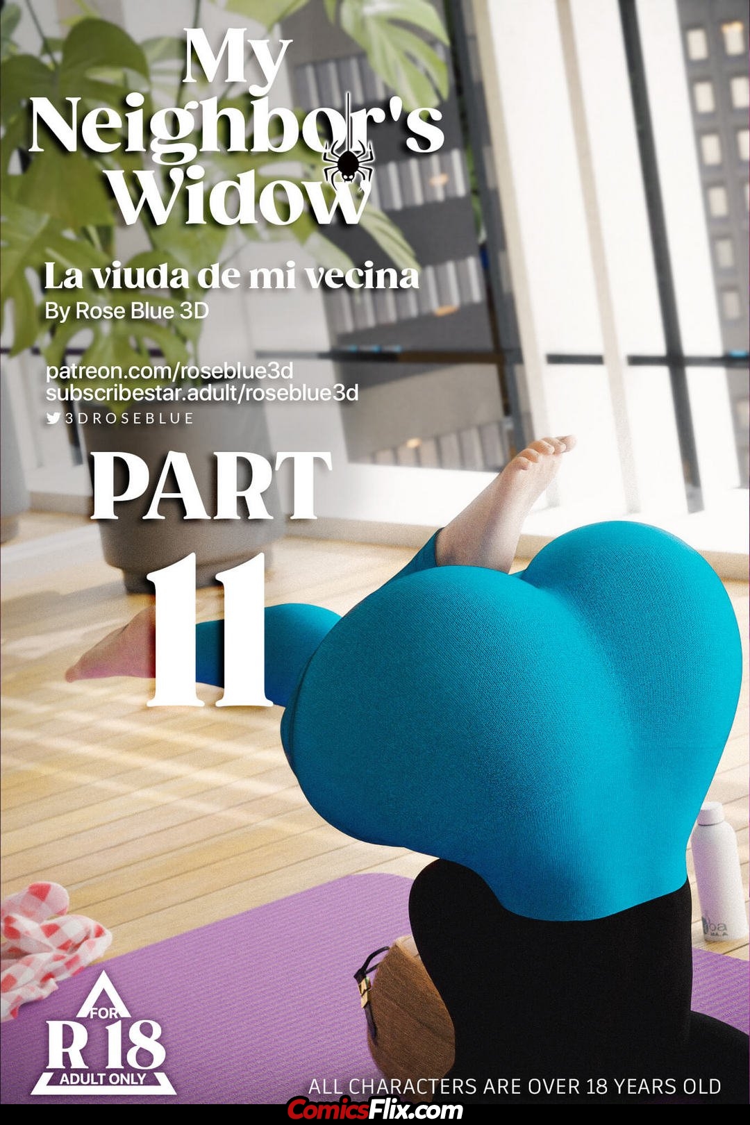 Comic Porno de My Neighbor’s Widow 11 - RoseBlue3D (#1)