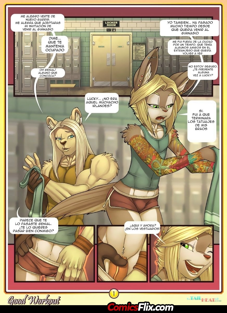 Comic Porno de [Bonk] Buen Entrenamiento (Furry Yaoi) (#1)
