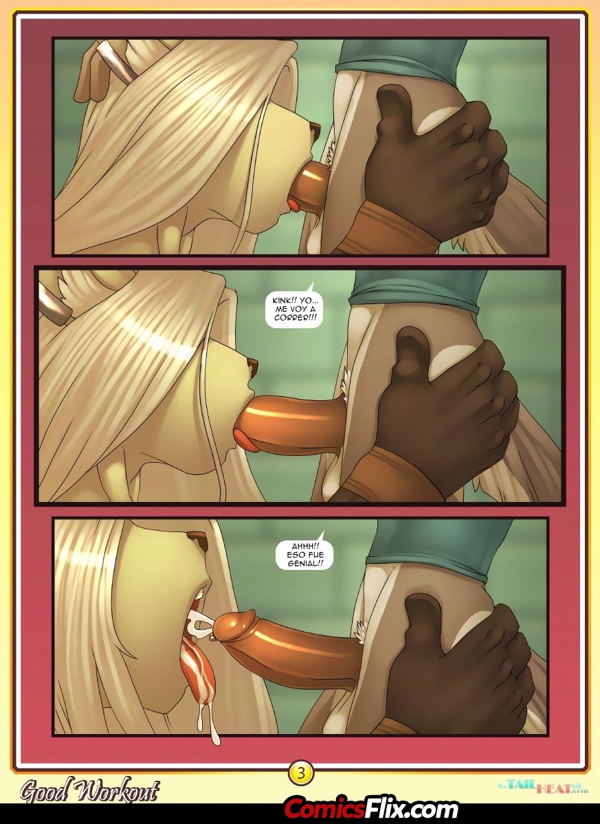 Comic Porno [Bonk] Buen Entrenamiento (Furry Yaoi) (#3)