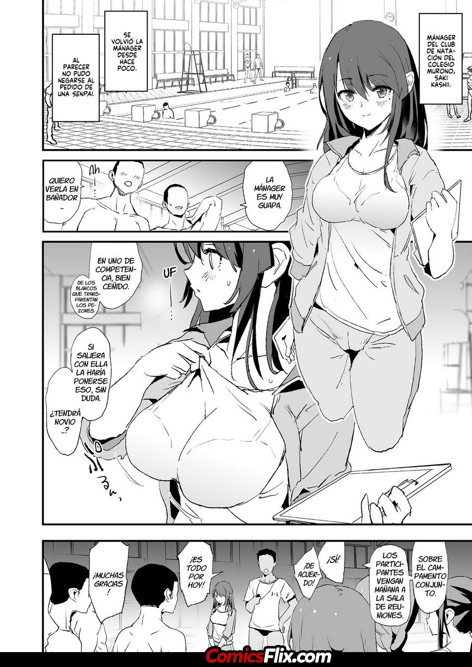 Comic Porno [Dokurosan] Parece Que Tu Novia Esta Yendo A Un Campamento Para Onaholes (#3)
