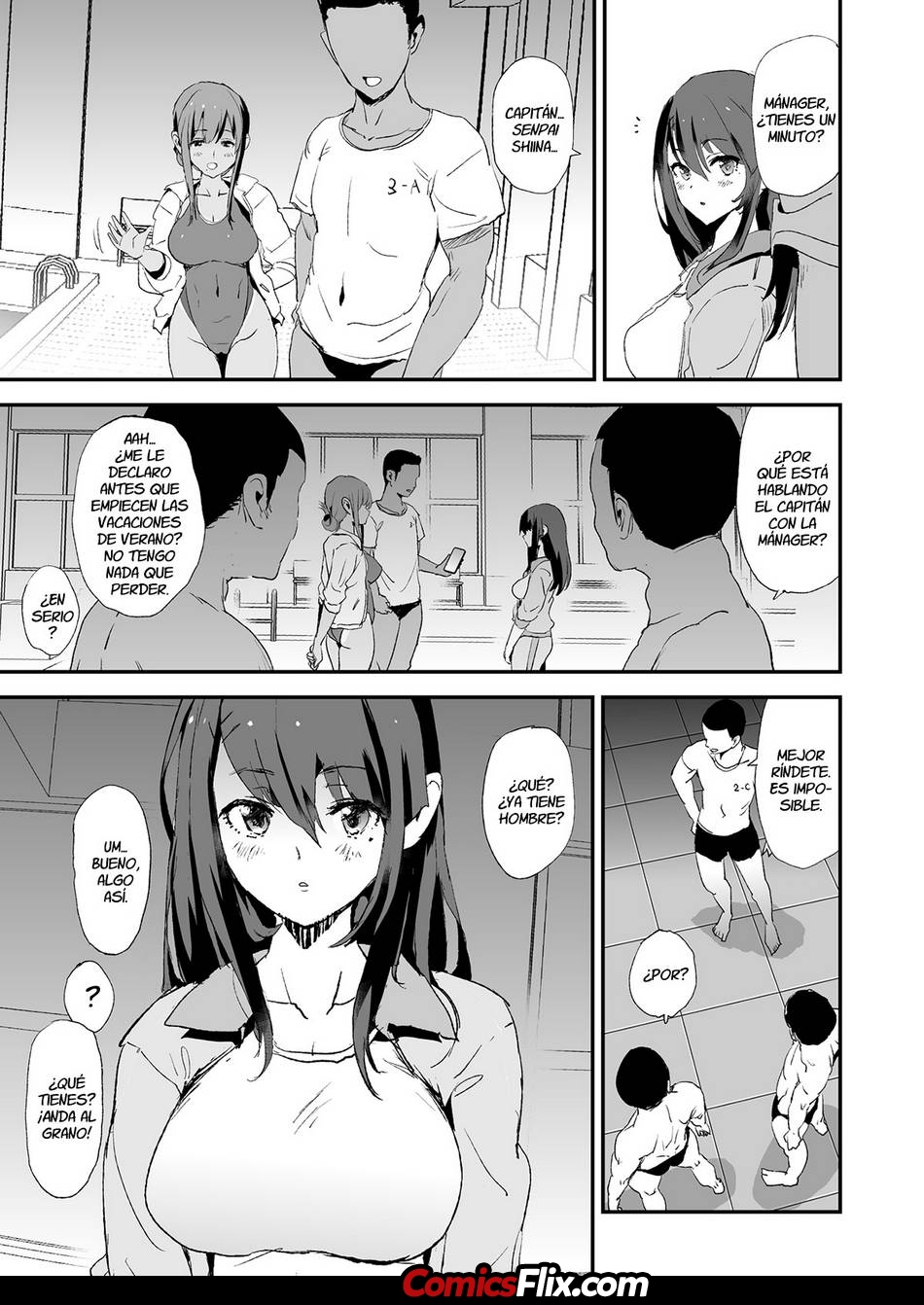 Comic Porno [Dokurosan] Parece Que Tu Novia Esta Yendo A Un Campamento Para Onaholes (#4)