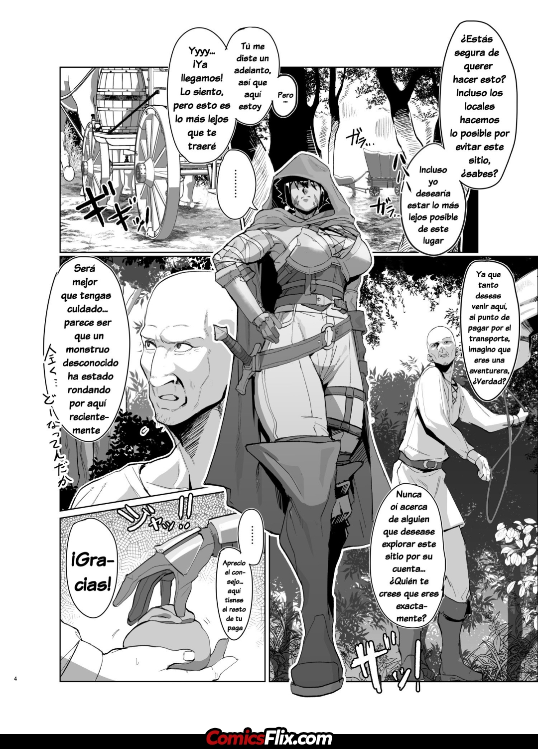 Comic Porno [Kugara] Una Mujer Guerrera En Problemas (#3)