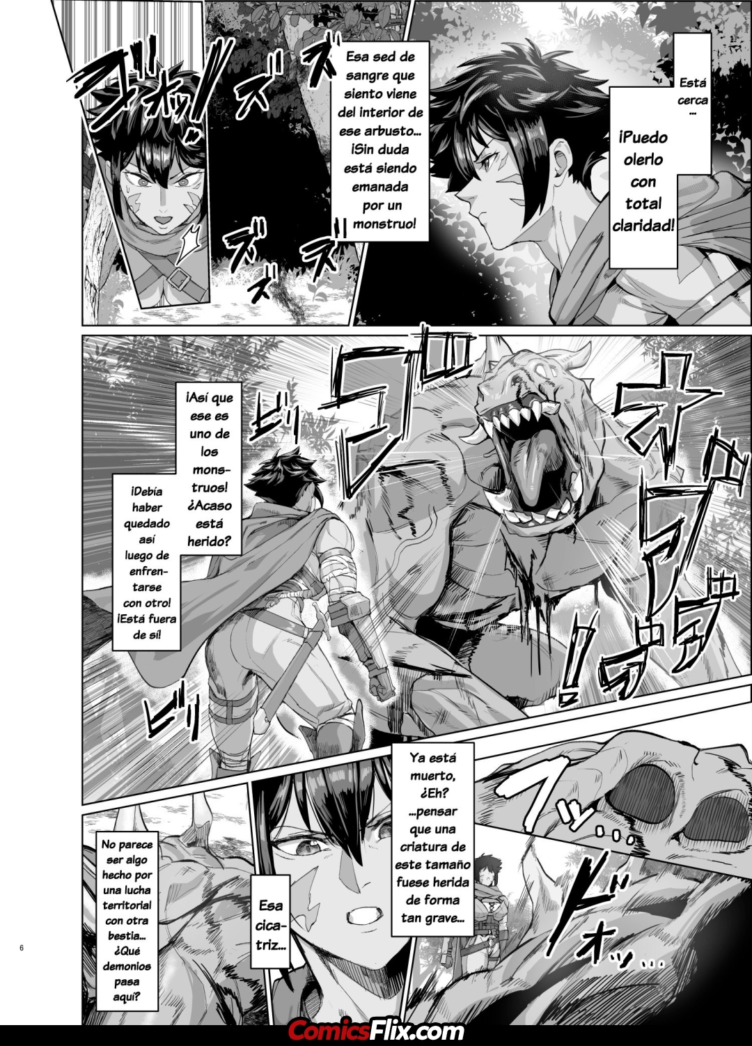Comic Porno [Kugara] Una Mujer Guerrera En Problemas (#5)
