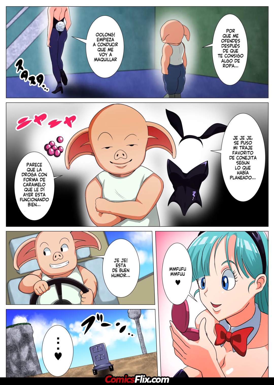 Comic Porno [Q Doujin] Sukebe Na Buta No Ecchi Na Sakuryaku (#3)