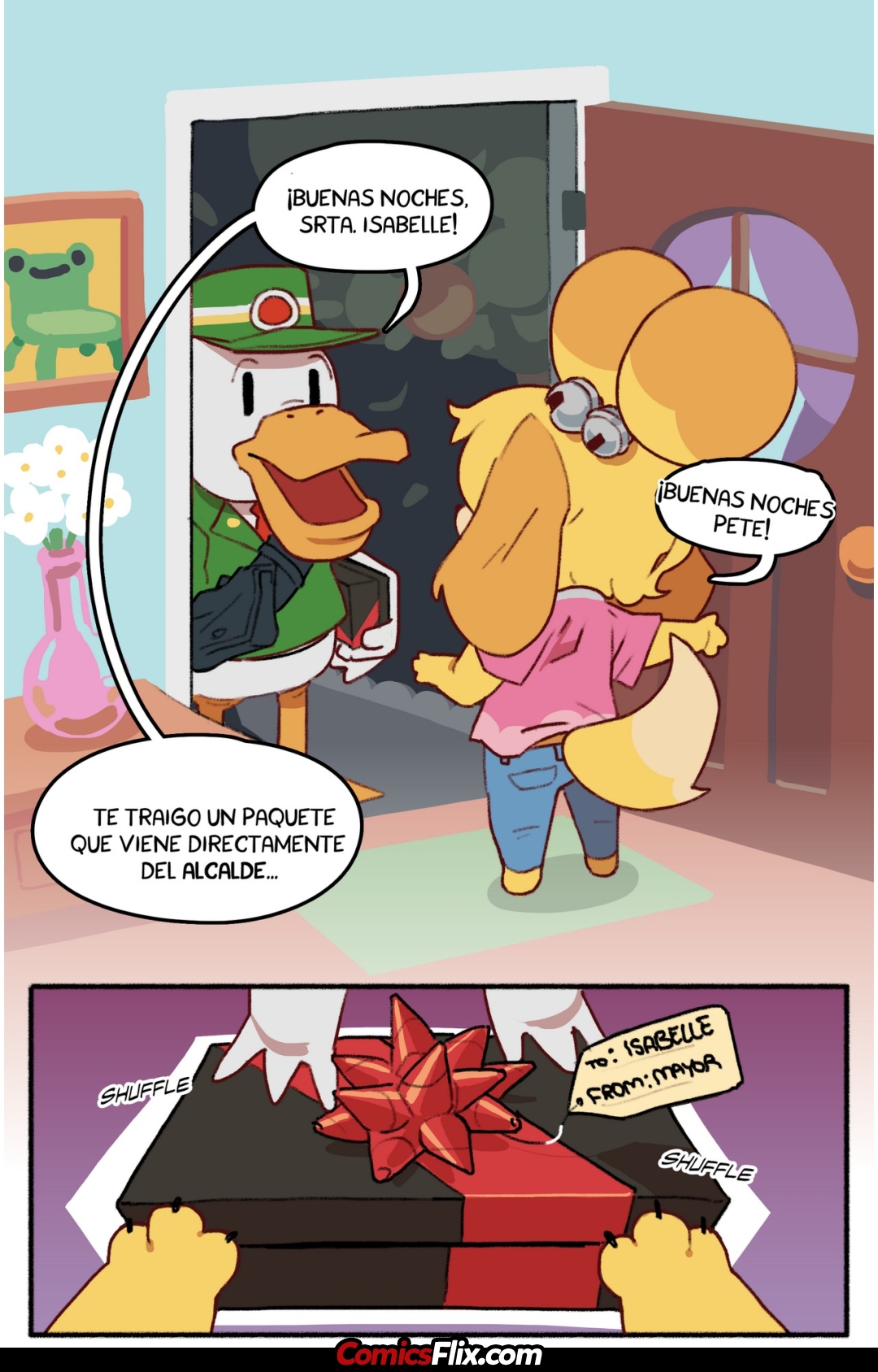 Comic Porno Isabelle’s Gift - Knuxxxy (#2)