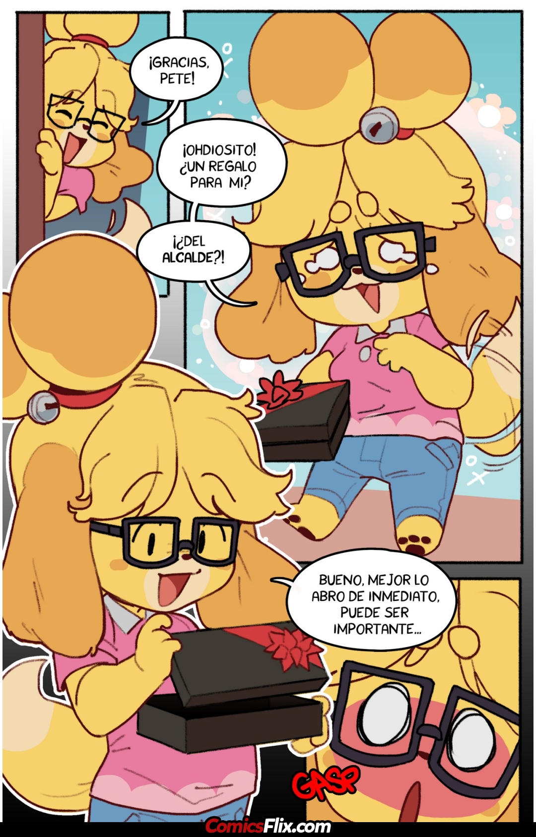 Comic Porno Isabelle’s Gift - Knuxxxy (#3)