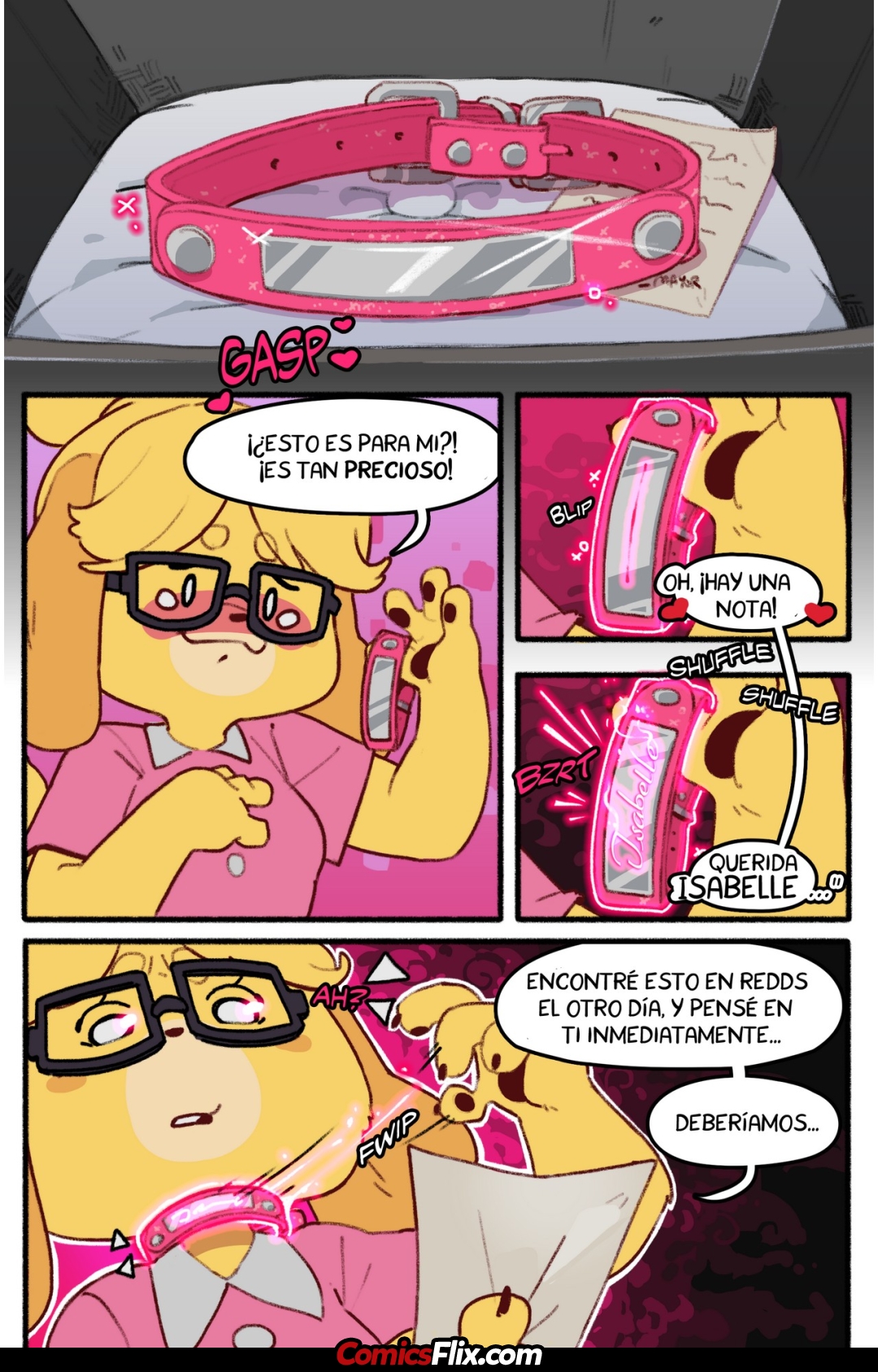 Comic Porno Isabelle’s Gift - Knuxxxy (#4)