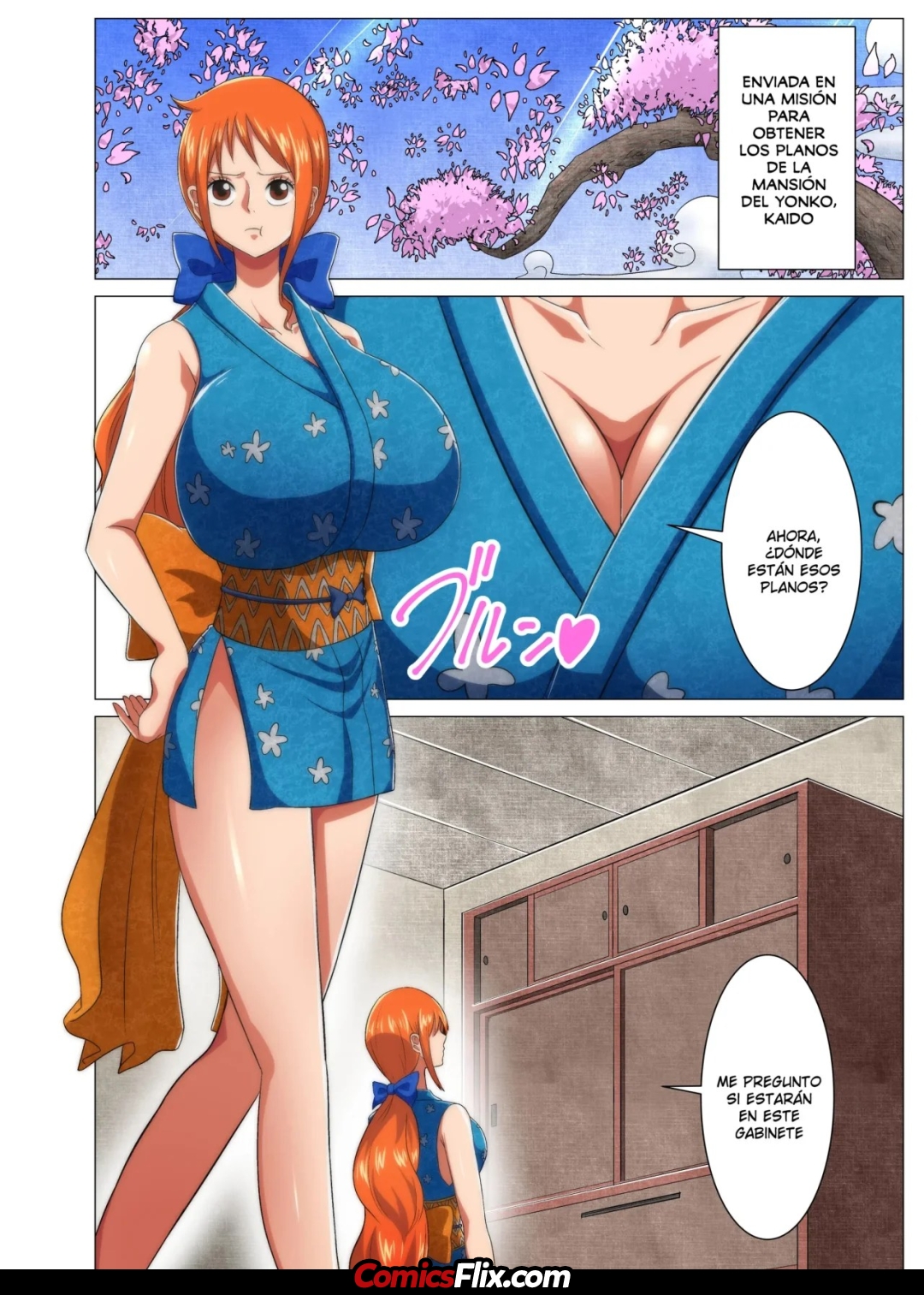 Comic Porno La Emocionante Primera Mision De Una Ninja Femenina (#2)