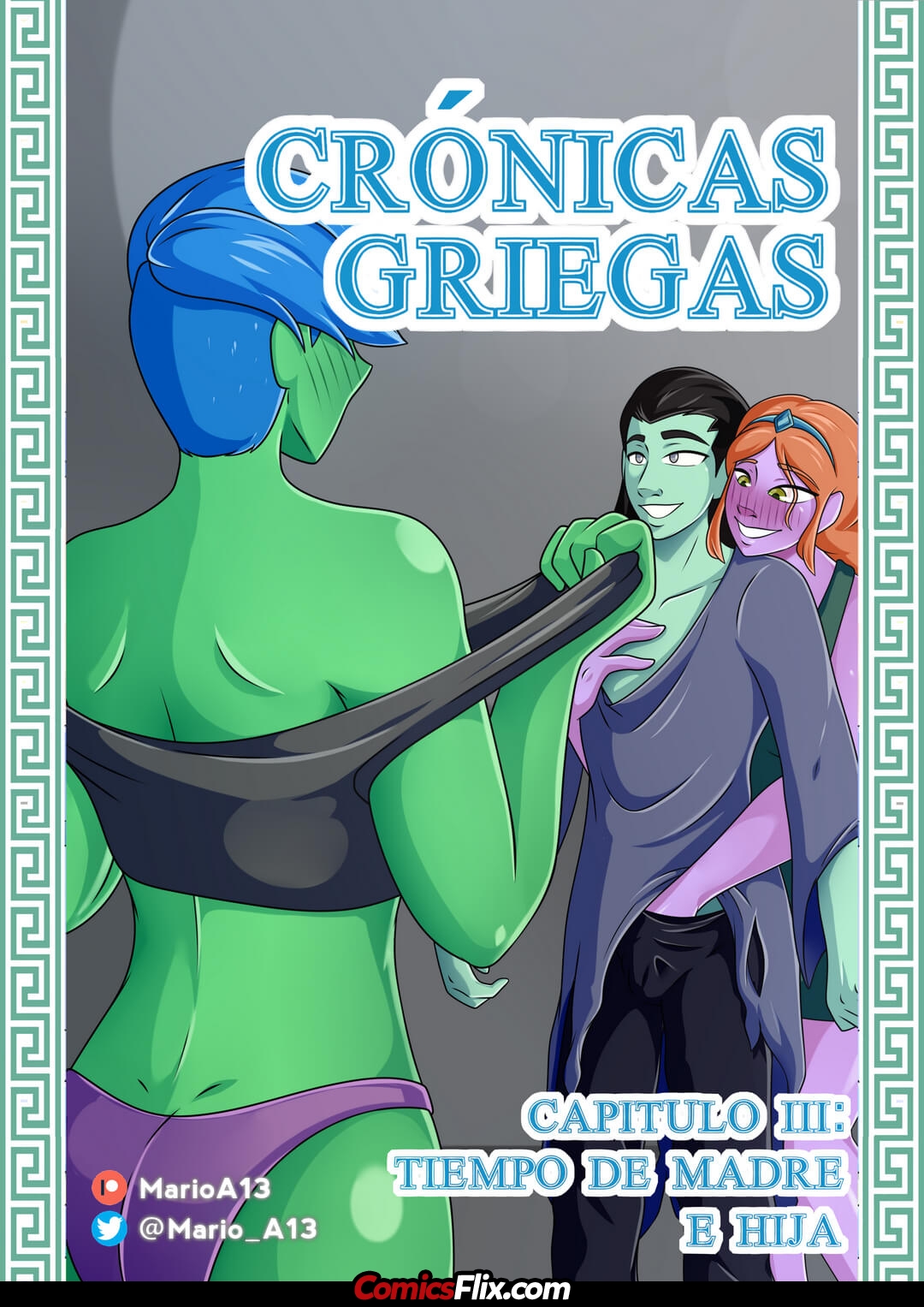 Comic Porno de Cronicas Griegas 3 - Tiempo De Madre E Hija - MarioA13 (#1)
