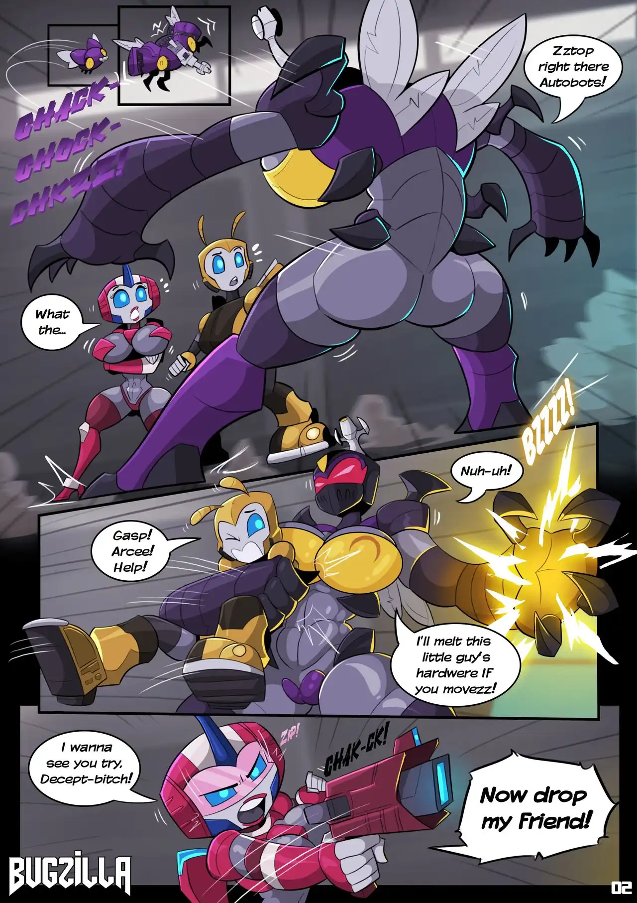 Comic Porno Bugzilla’s The Transformers - Pilot Episode (#3)