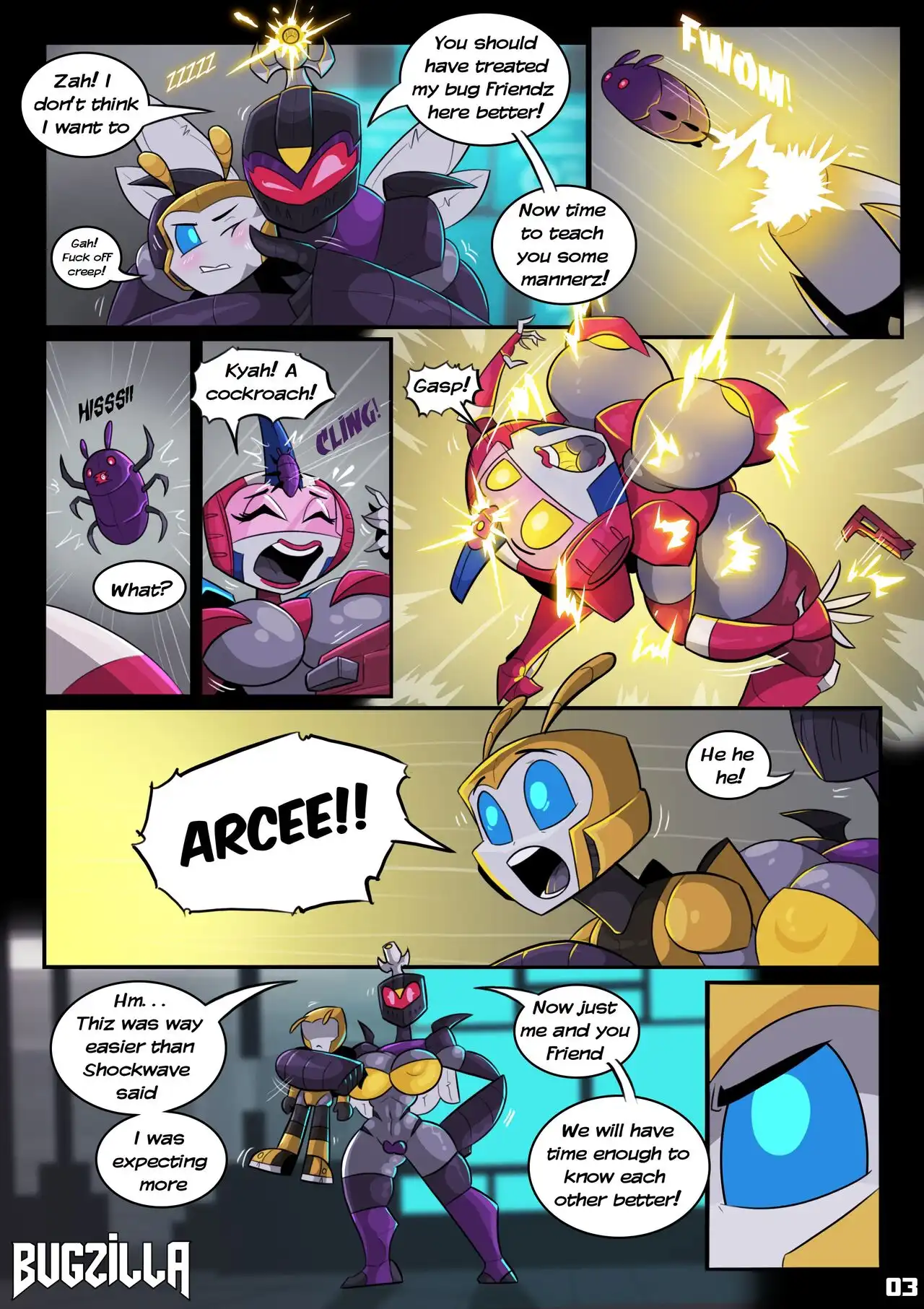 Comic Porno Bugzilla’s The Transformers - Pilot Episode (#4)