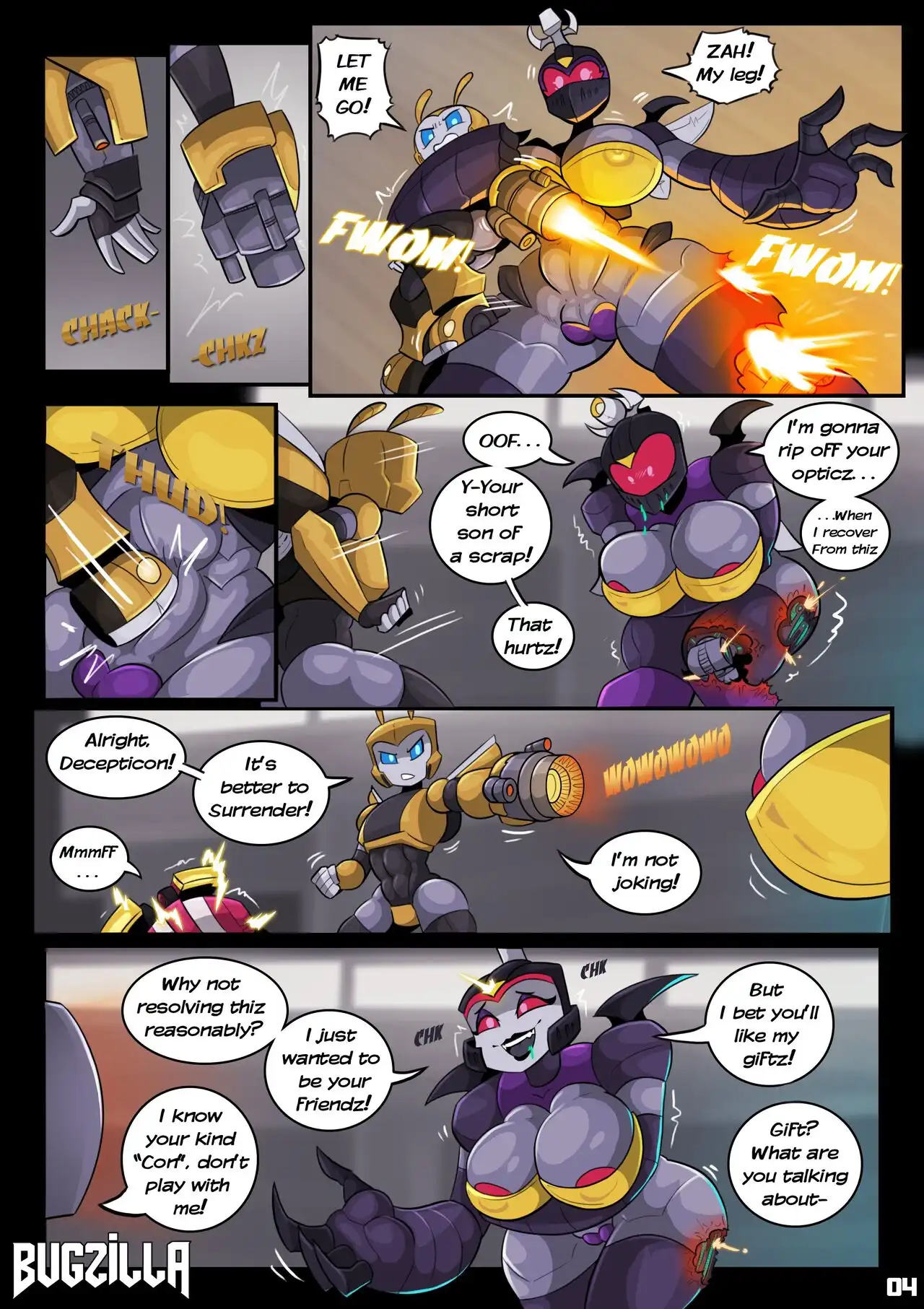 Comic Porno Bugzilla’s The Transformers - Pilot Episode (#5)