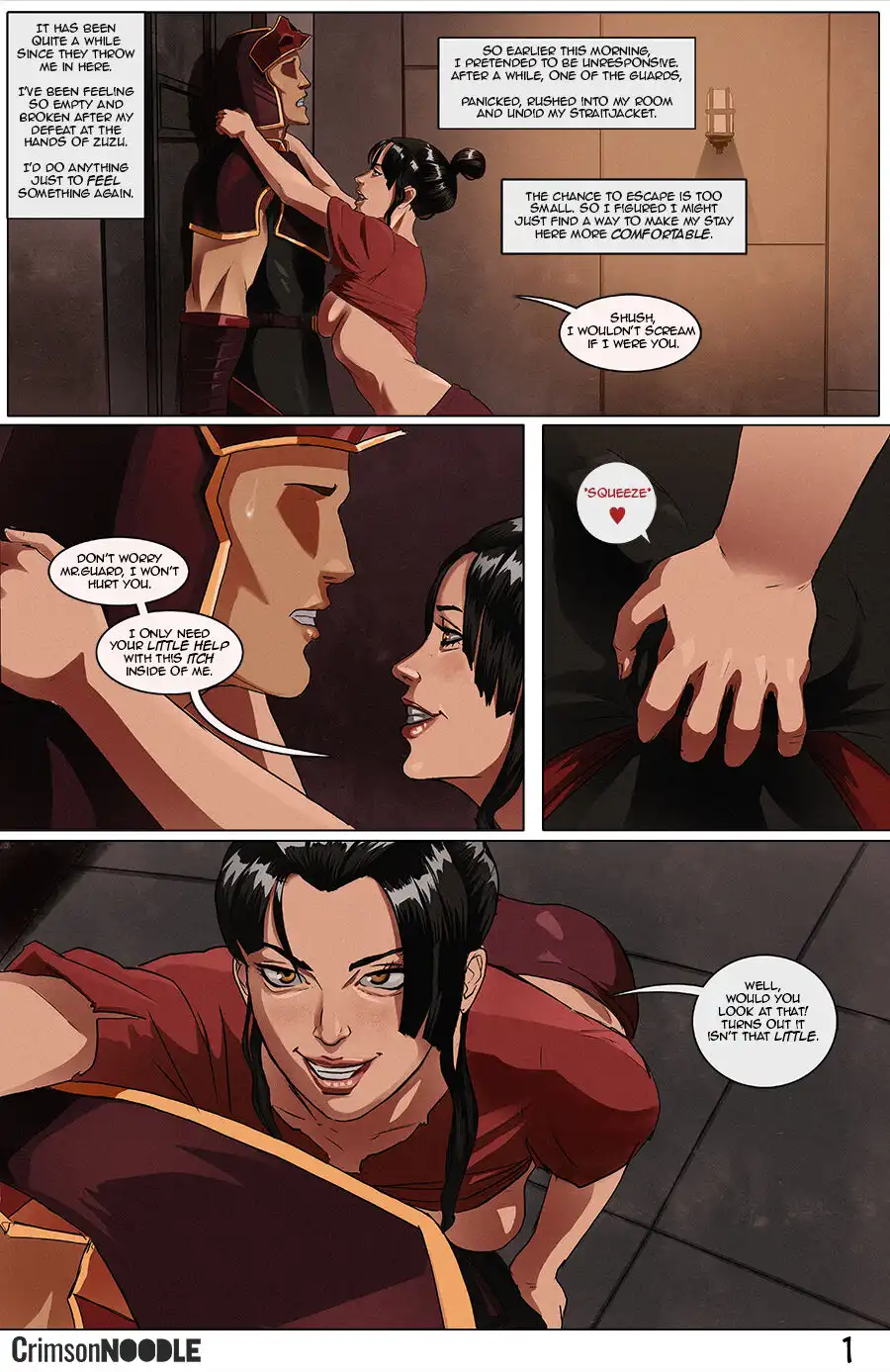 Comic Porno Captive Azula - Crimson Noodle (#2)