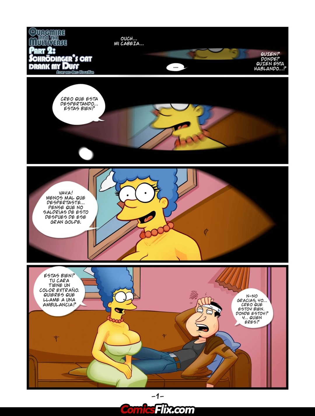 Comic Porno de [kogeikun] Quagmire Into The Multiverse 2 (Simpsons Porn) (#1)