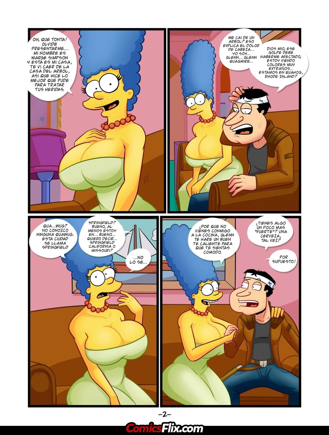 Comic Porno [kogeikun] Quagmire Into The Multiverse 2 (Simpsons Porn) (#2)