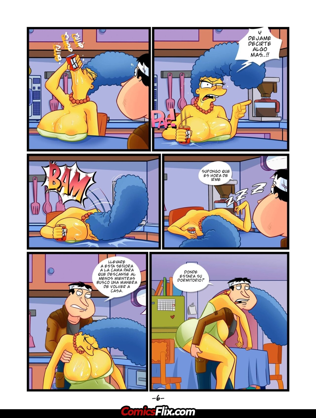 Comic Porno [kogeikun] Quagmire Into The Multiverse 2 (Simpsons Porn) (#6)